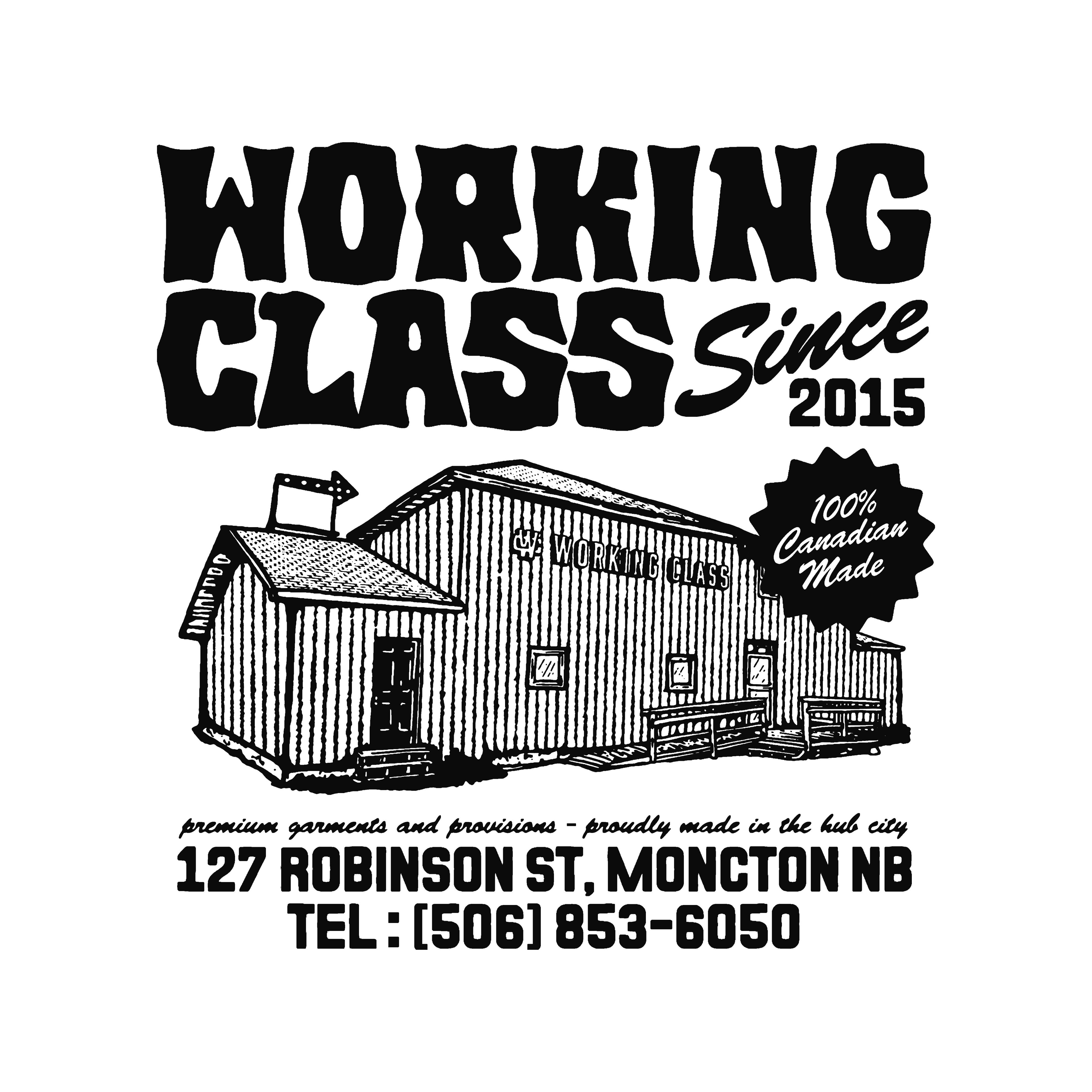 Working Class Robinson St. Tee - Sandstone/Black