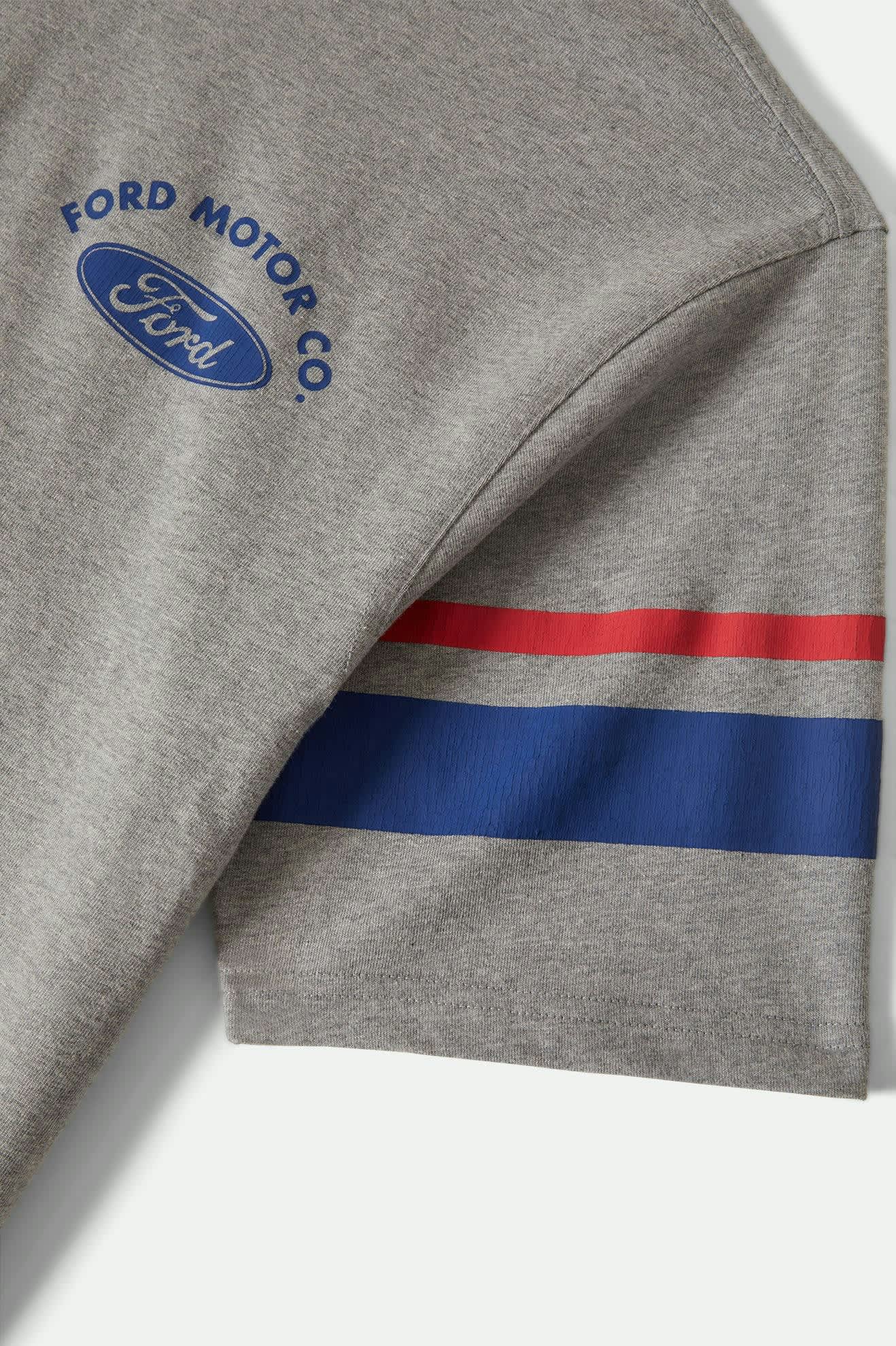Brixton Ford Truck Country Jersey - Heather Grey