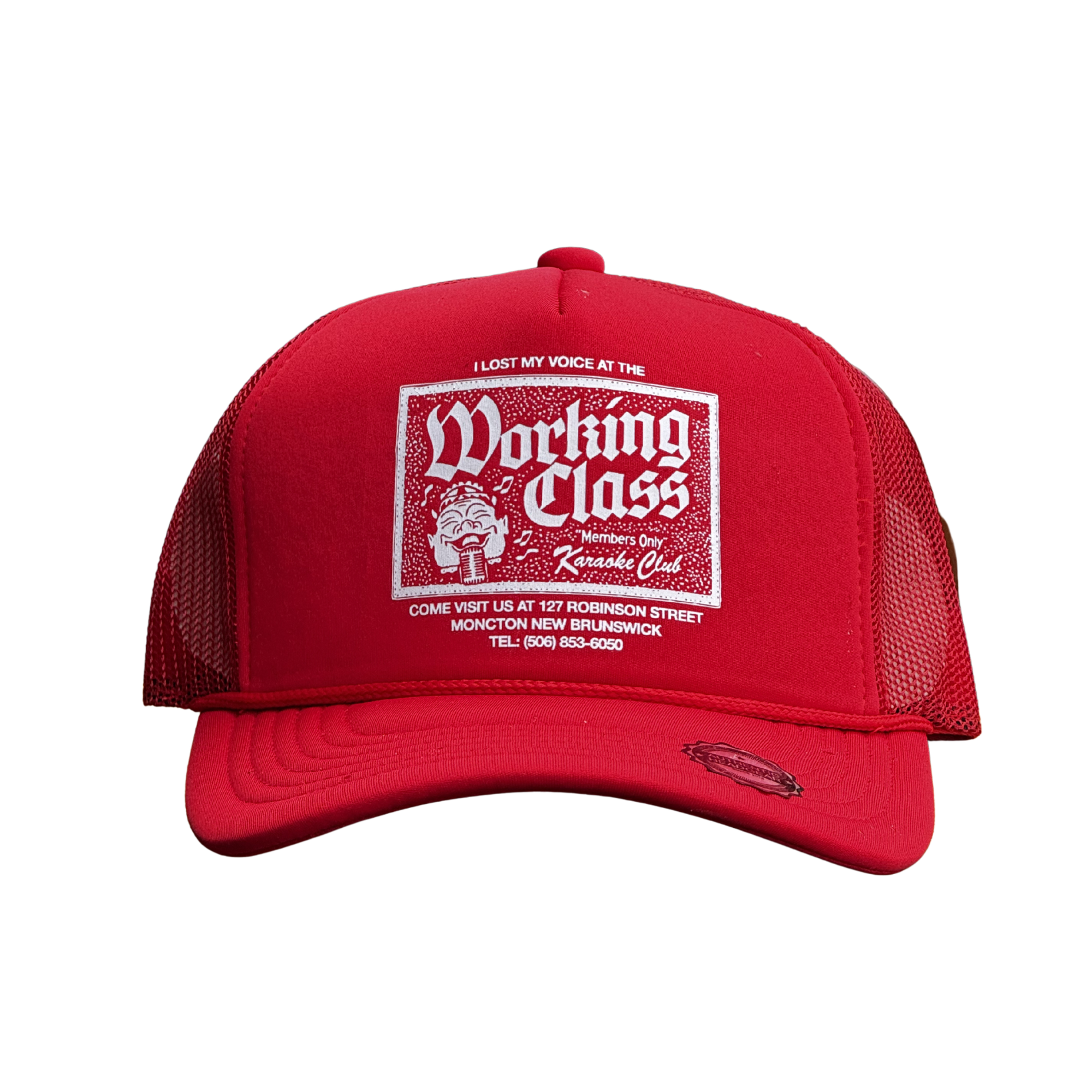 Working Class Karaoke Club Trucker Cap - Red