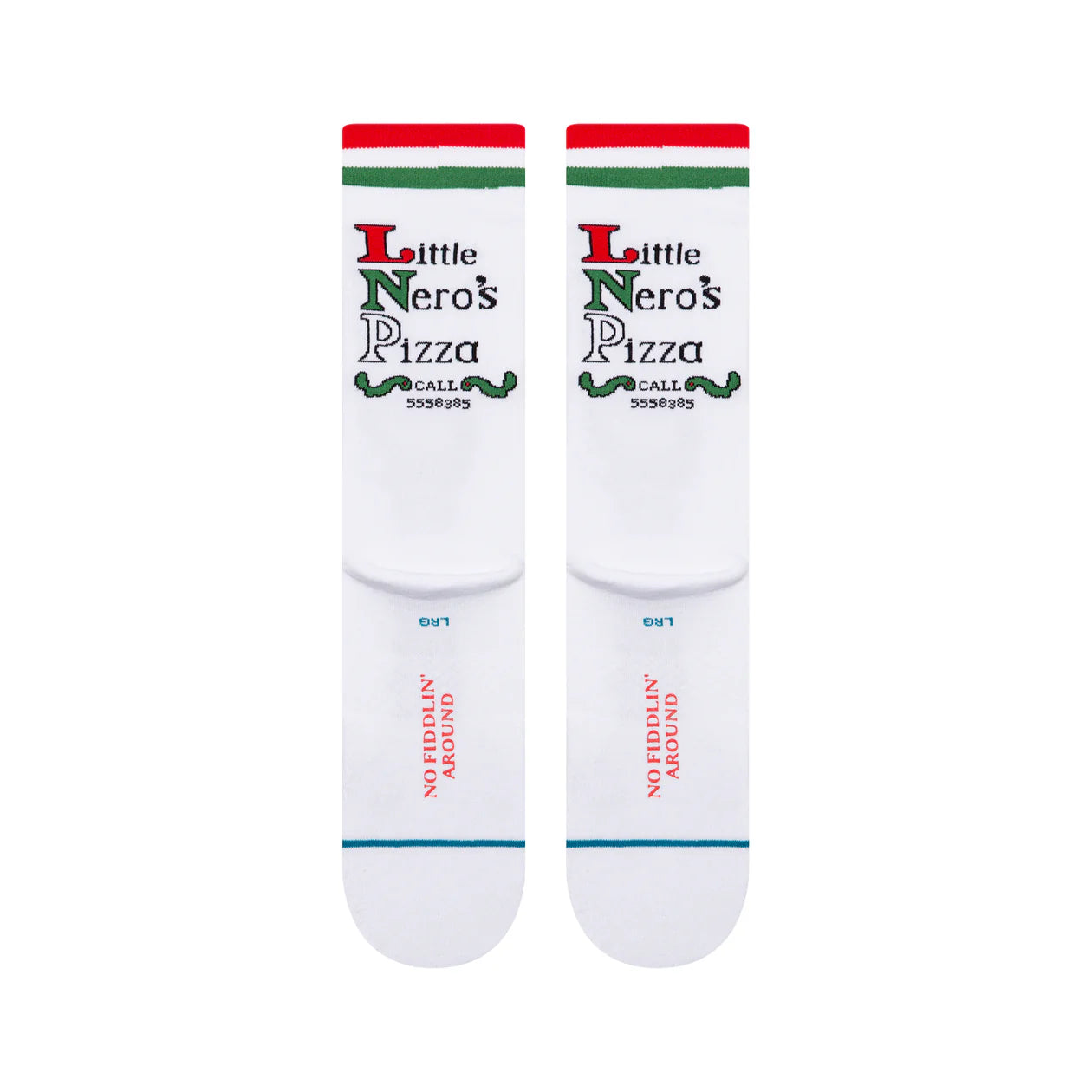 Stance x Home Alone Little Neros Crew Socks - White