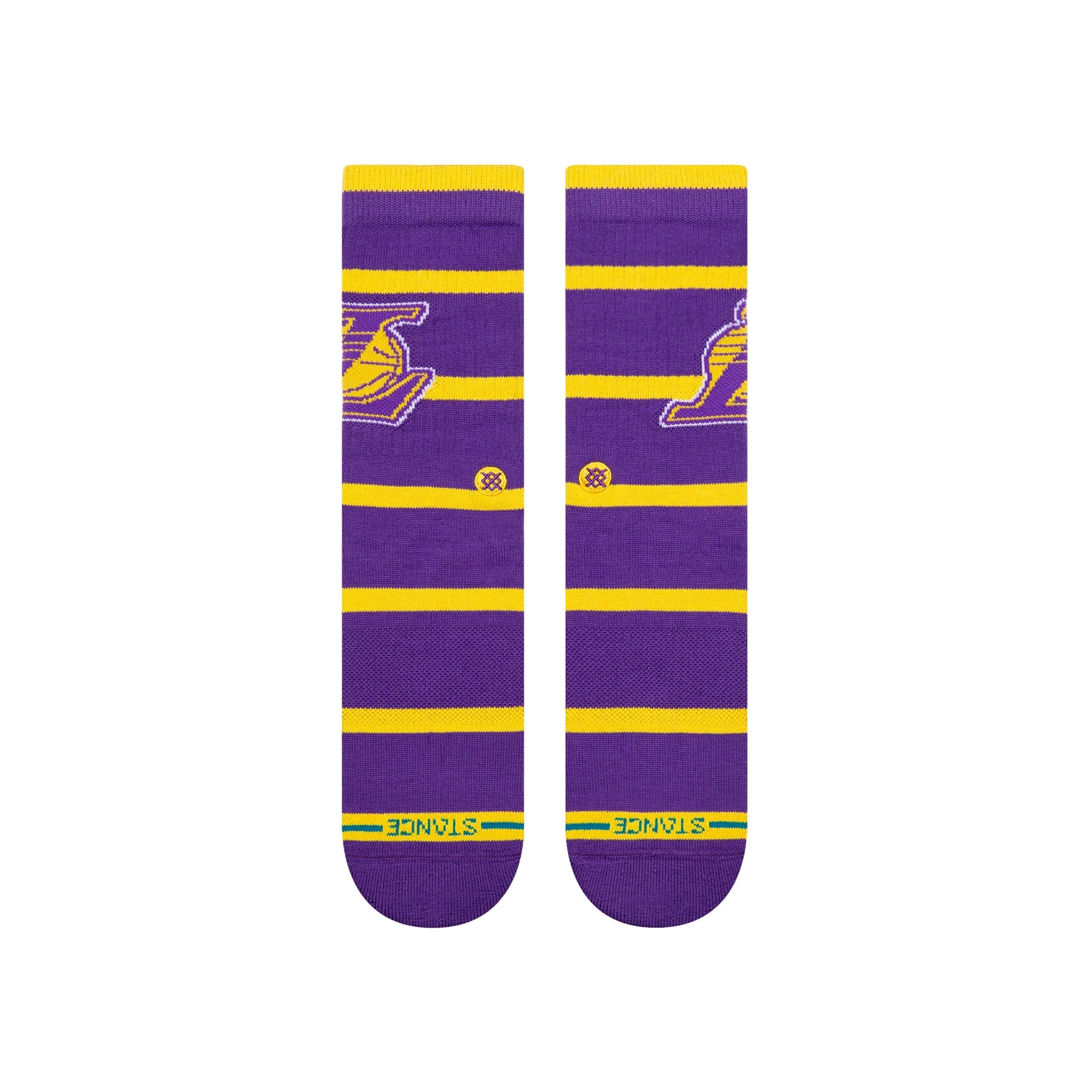 Stance NBA Prep LA Lakers Sock - Yellow/Purple