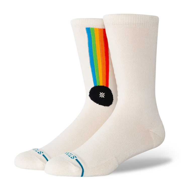 Stance x Polaroid Aperture Crew Socks - White