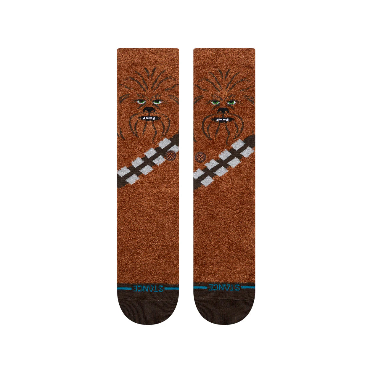 Stance x Star Wars Chewie Crew Socks - Brown