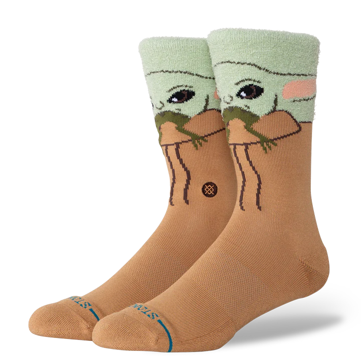 Stance x Star Wars Grogu Hungry Crew Socks - Green