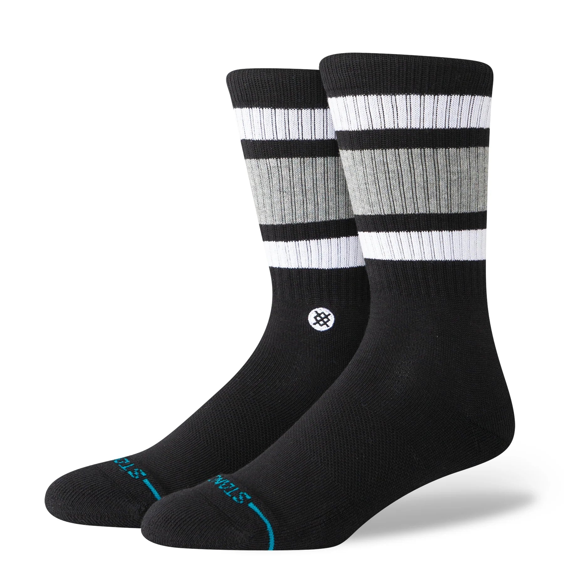 Stance Boyd Crew Socks - Black/White