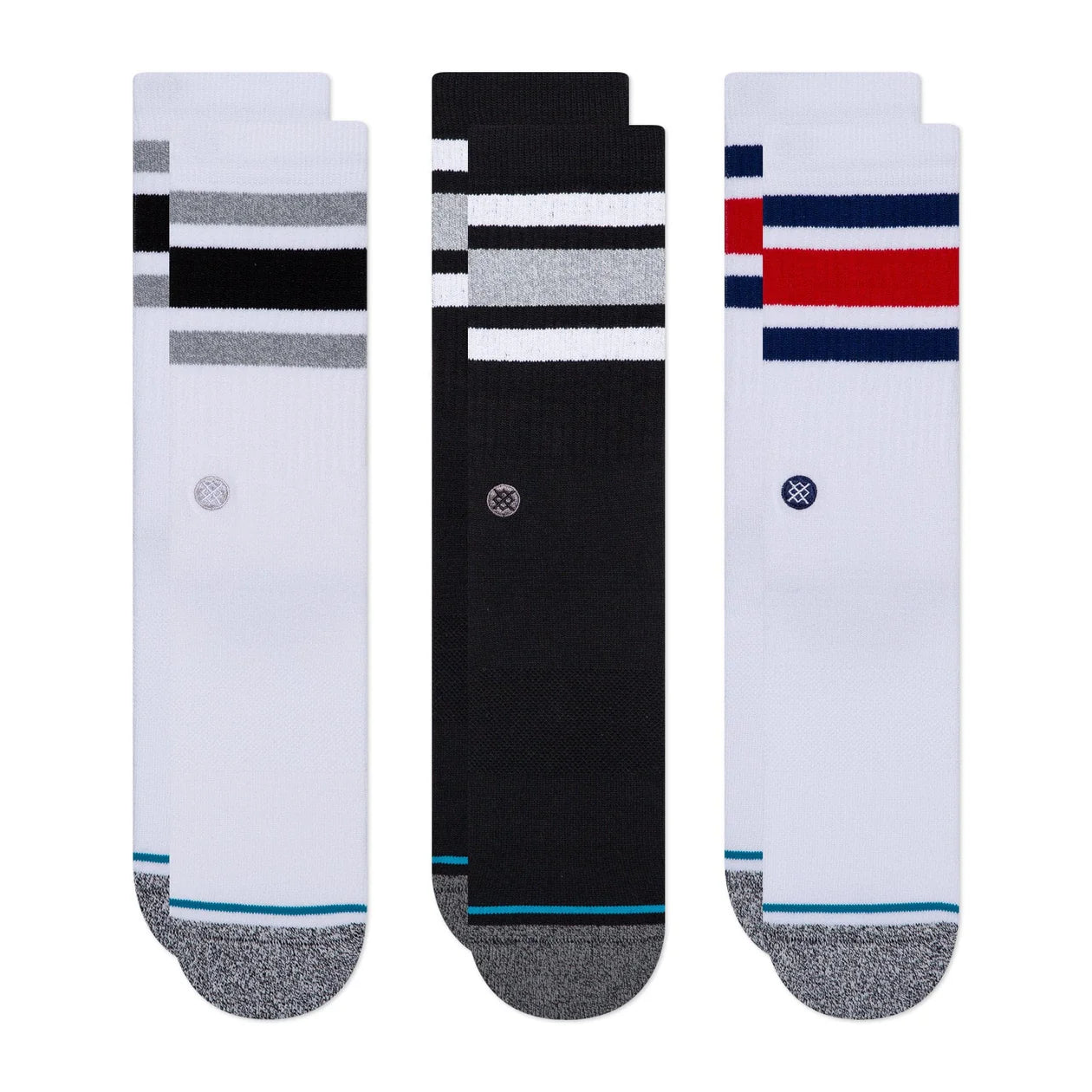 Stance The Boyd Crew Socks 3 Pack - Multi