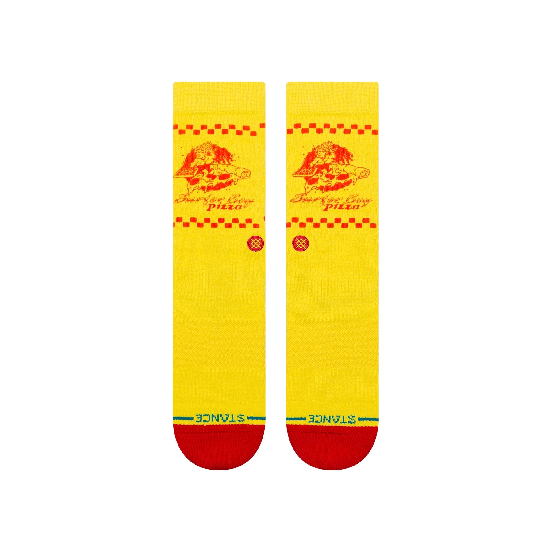 Stance X Stranger Things Surfer Boy Crew Sock - Yellow/Red