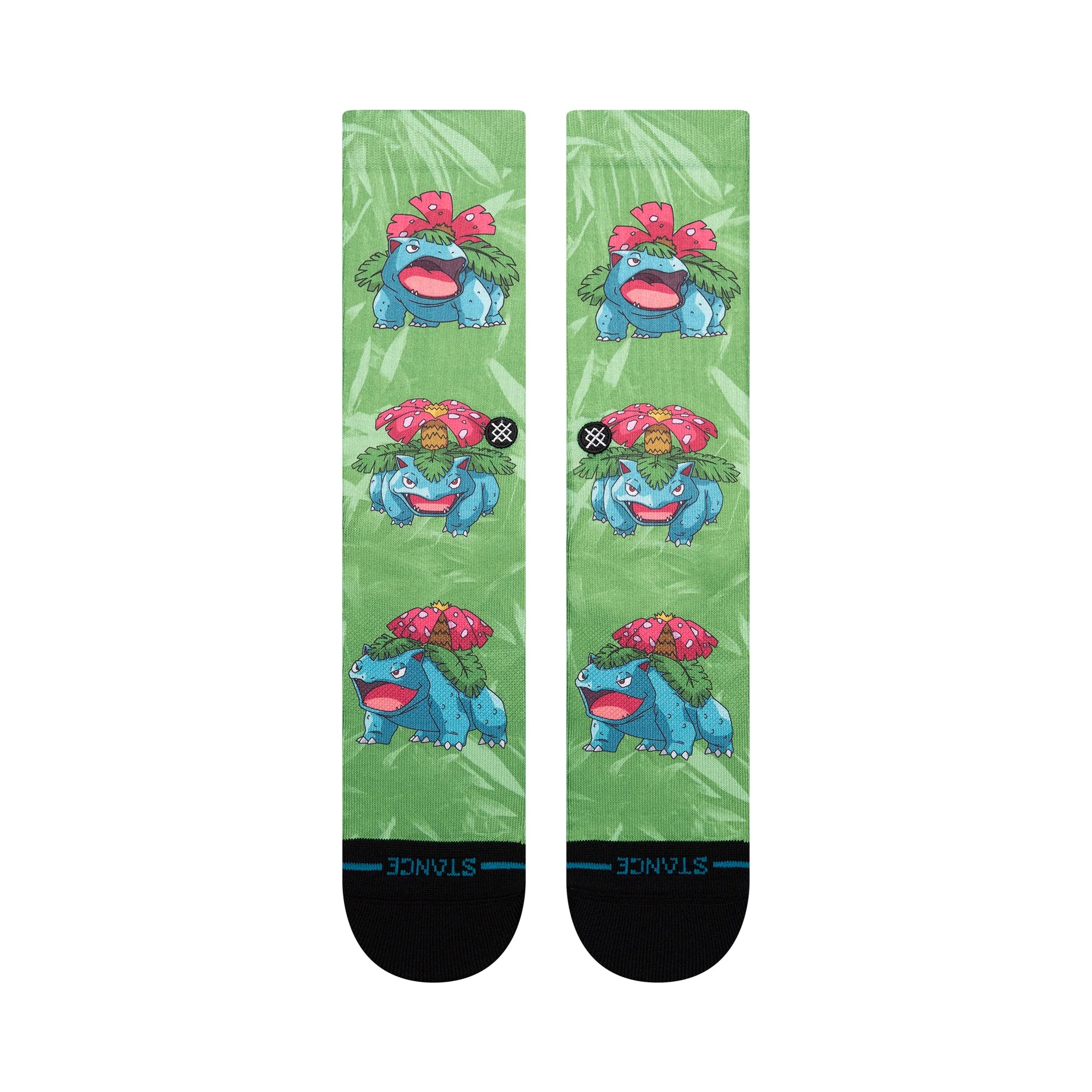 Pokémon x Stance Venusaur Crew Socks - Green