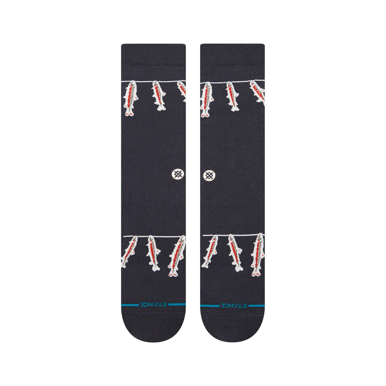 Stance Gone Fishin Crew Socks - Navy