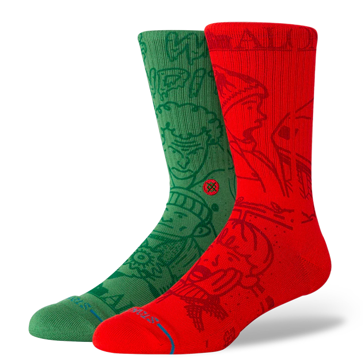 Stance Home Alone Crew Socks - Multi