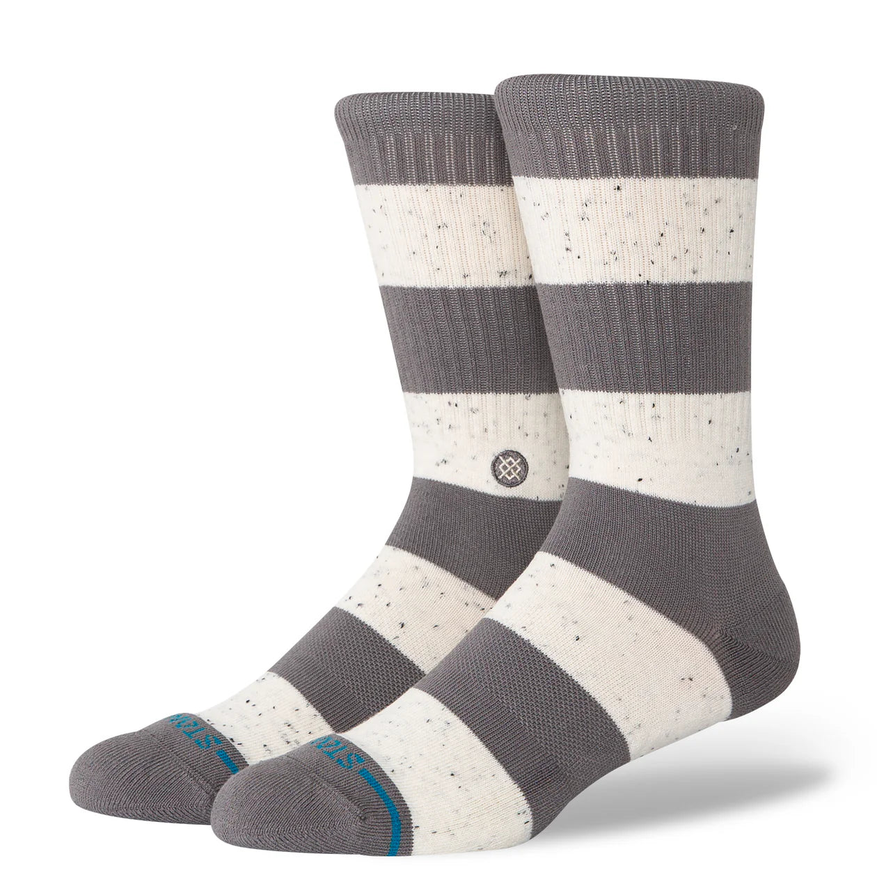 Stance Nep Stripe Crew Socks - Grey