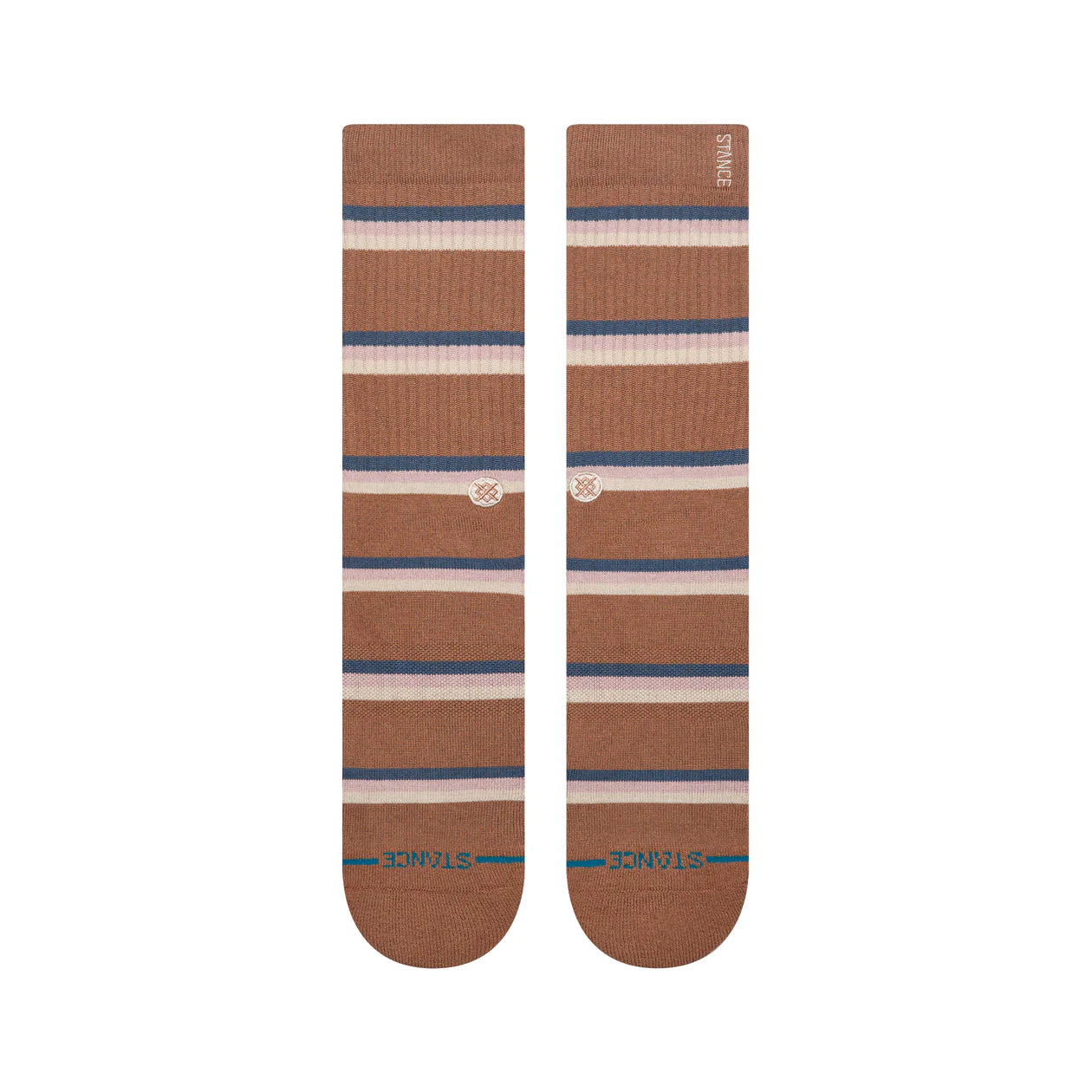 Stance Strata Crew Socks - Brown