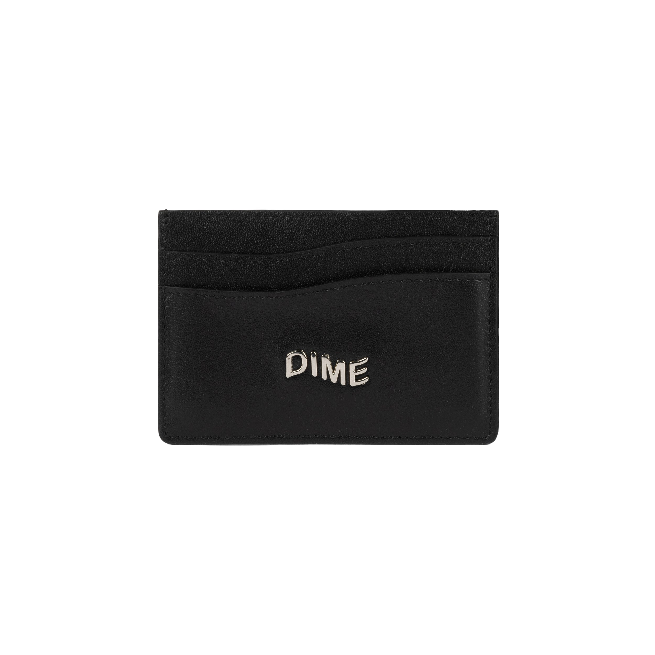 Dime Leather Cardholder - Black