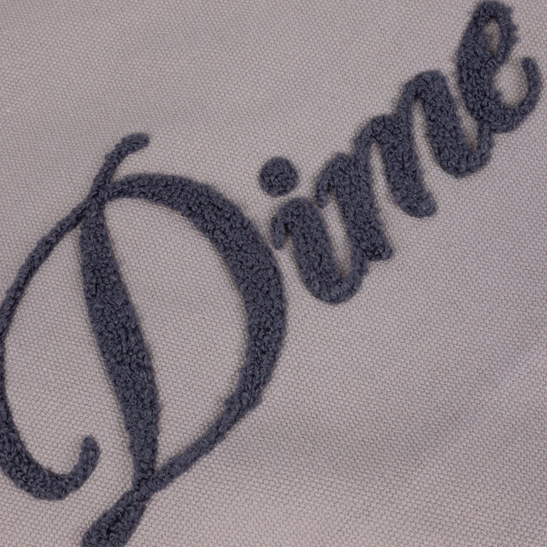 Dime Cursive Chenille Tote Bag - Concrete