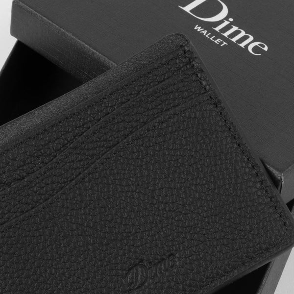 Dime Studded Bifold Wallet - Black