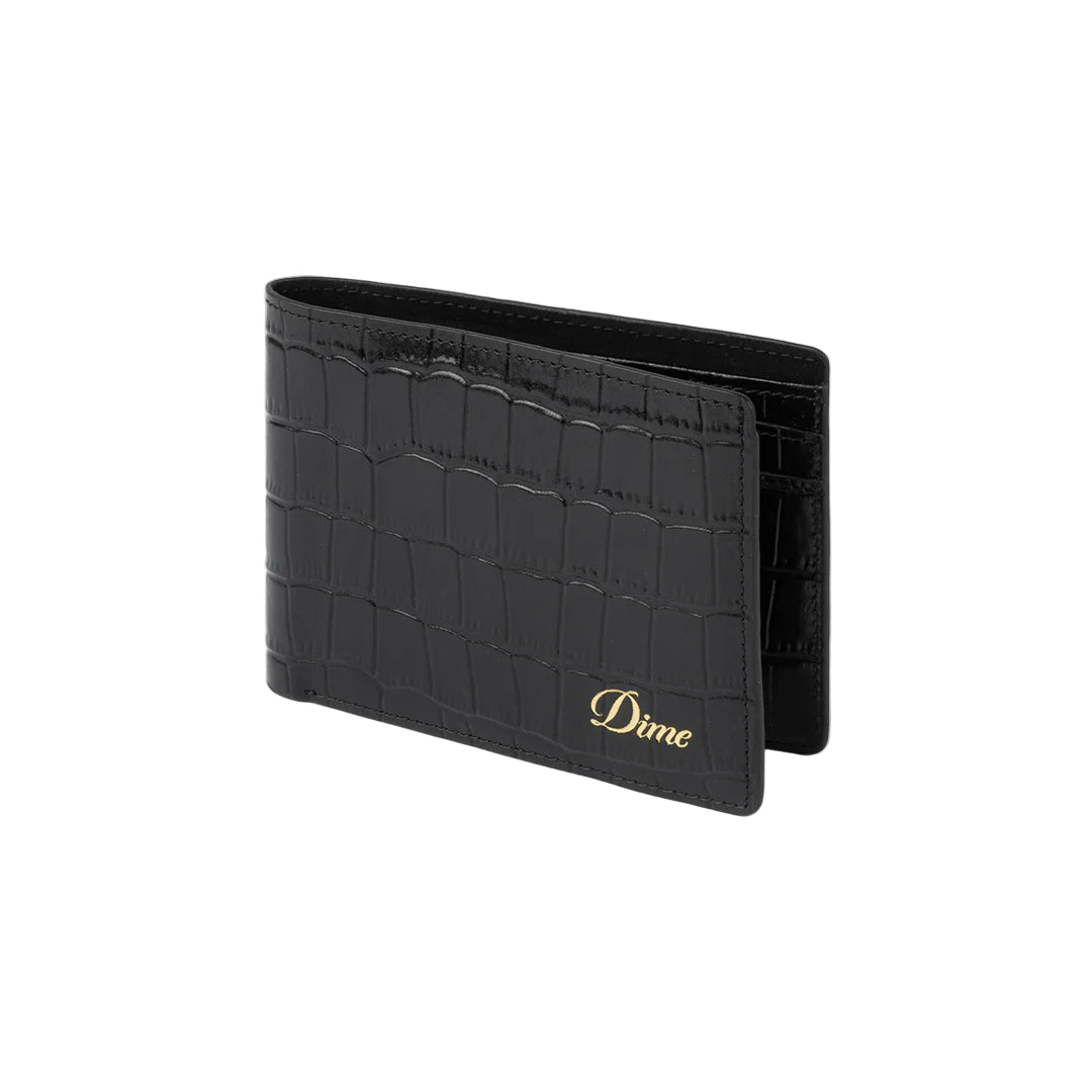 Dime Crock Bifold Wallet - Black
