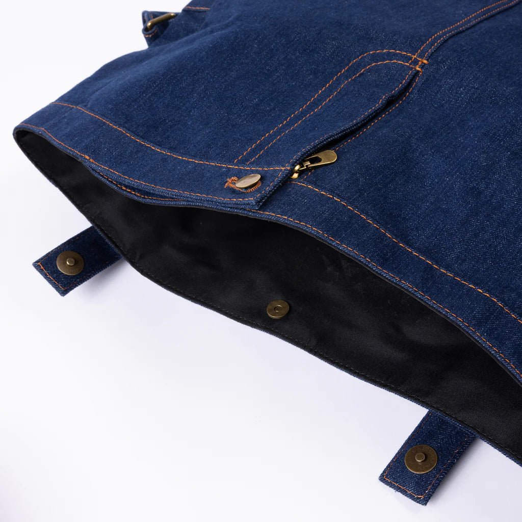 Dime Jeans Messenger Bag - Indigo