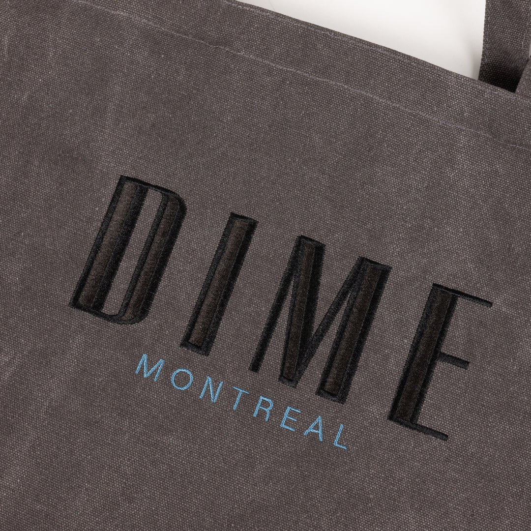 Dime Montreal Tote Bag - Charcoal