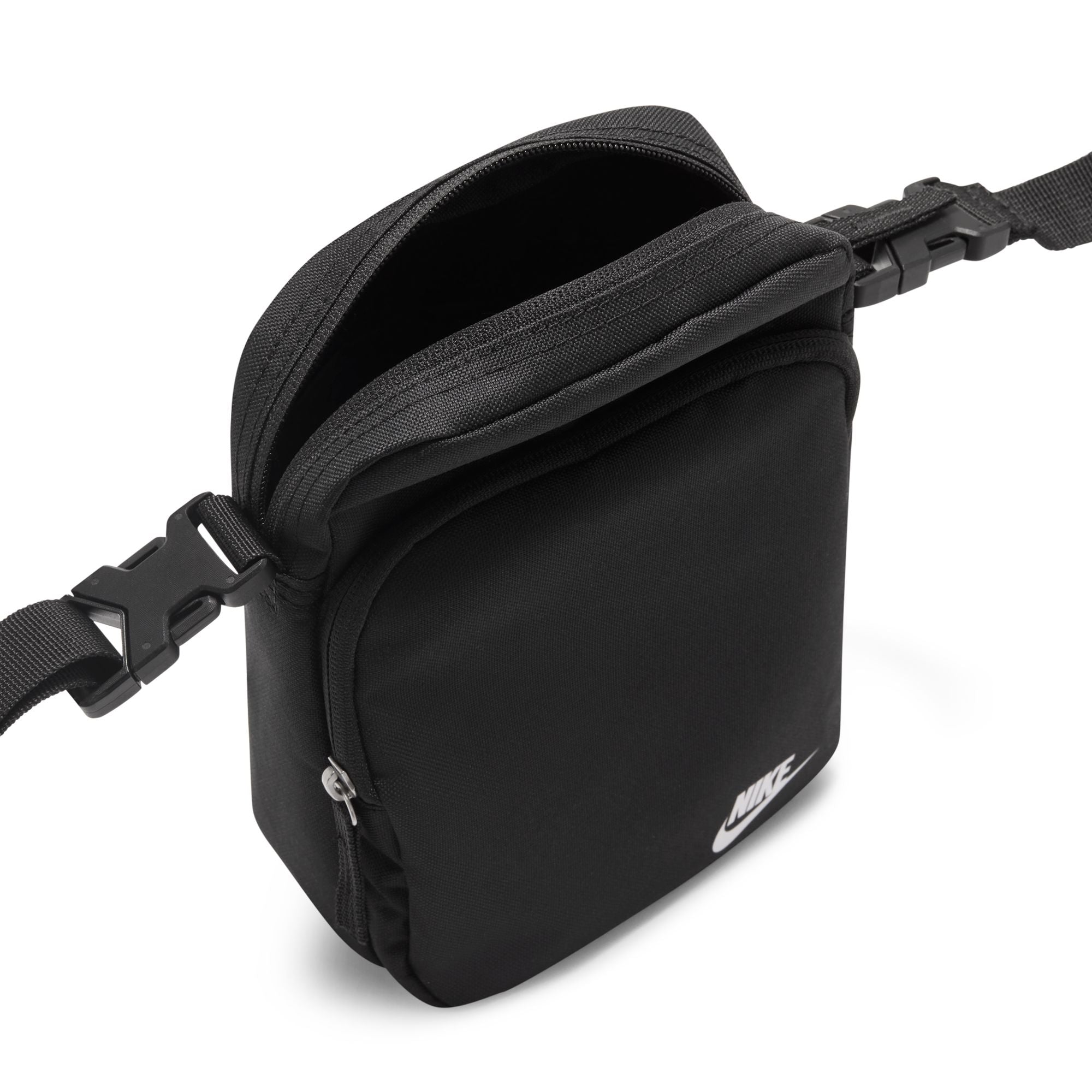 NIKE HERITAGE CROSSBODY BAG - BLACK/WHITE