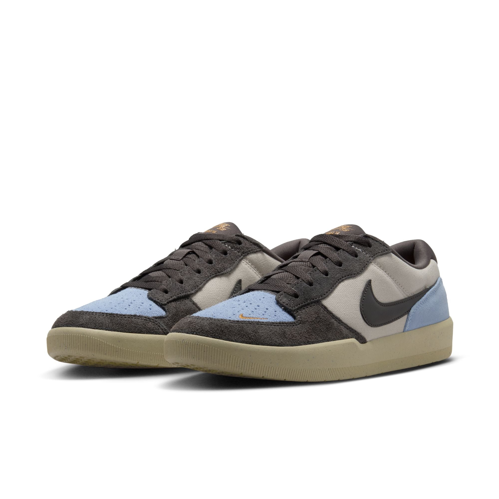 NIKE SB FORCE 58 - LT OREWOOD BROWN/MEDIUM ASH-PSYCHIC BLUE