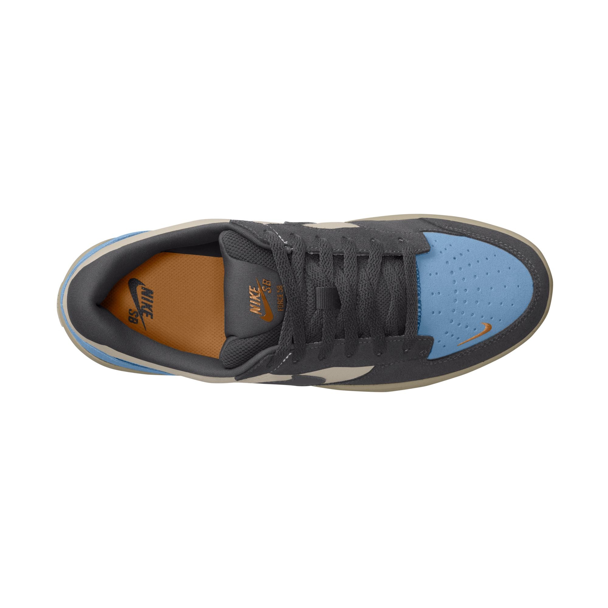 NIKE SB FORCE 58 - LT OREWOOD BROWN/MEDIUM ASH-PSYCHIC BLUE
