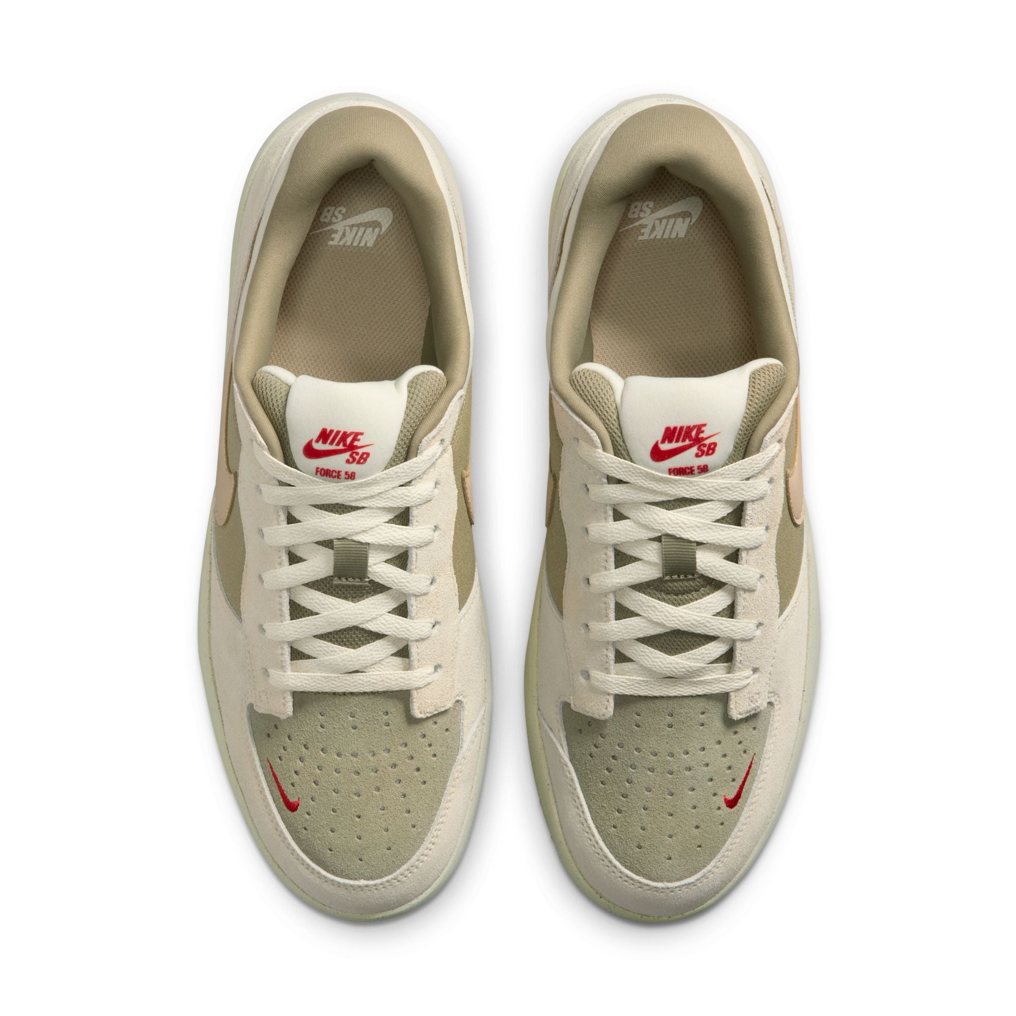 NIKE SB FORCE 58 - COCONUT MILK/LINEN-NEUTRAL OLIVE