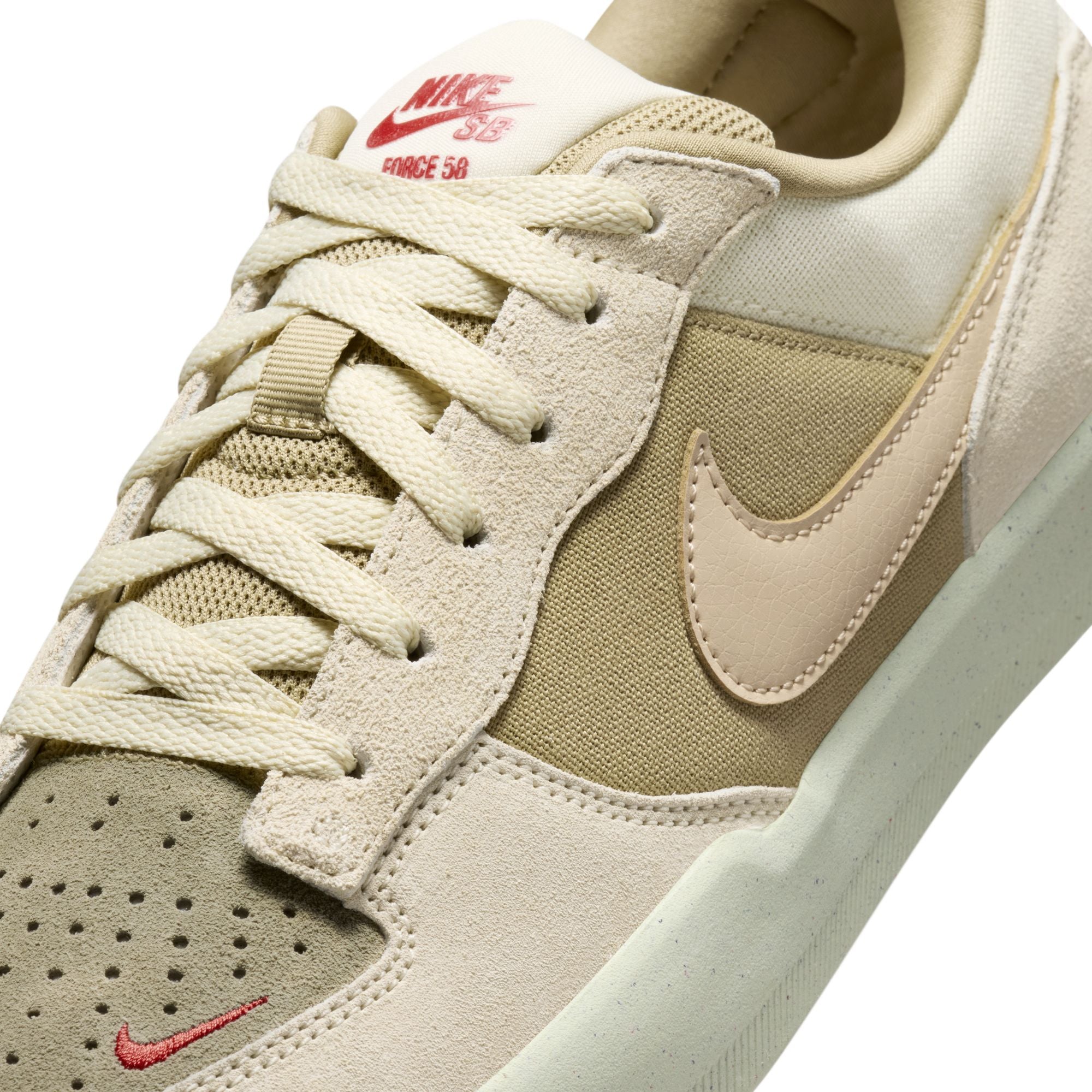 NIKE SB FORCE 58 - COCONUT MILK/LINEN-NEUTRAL OLIVE