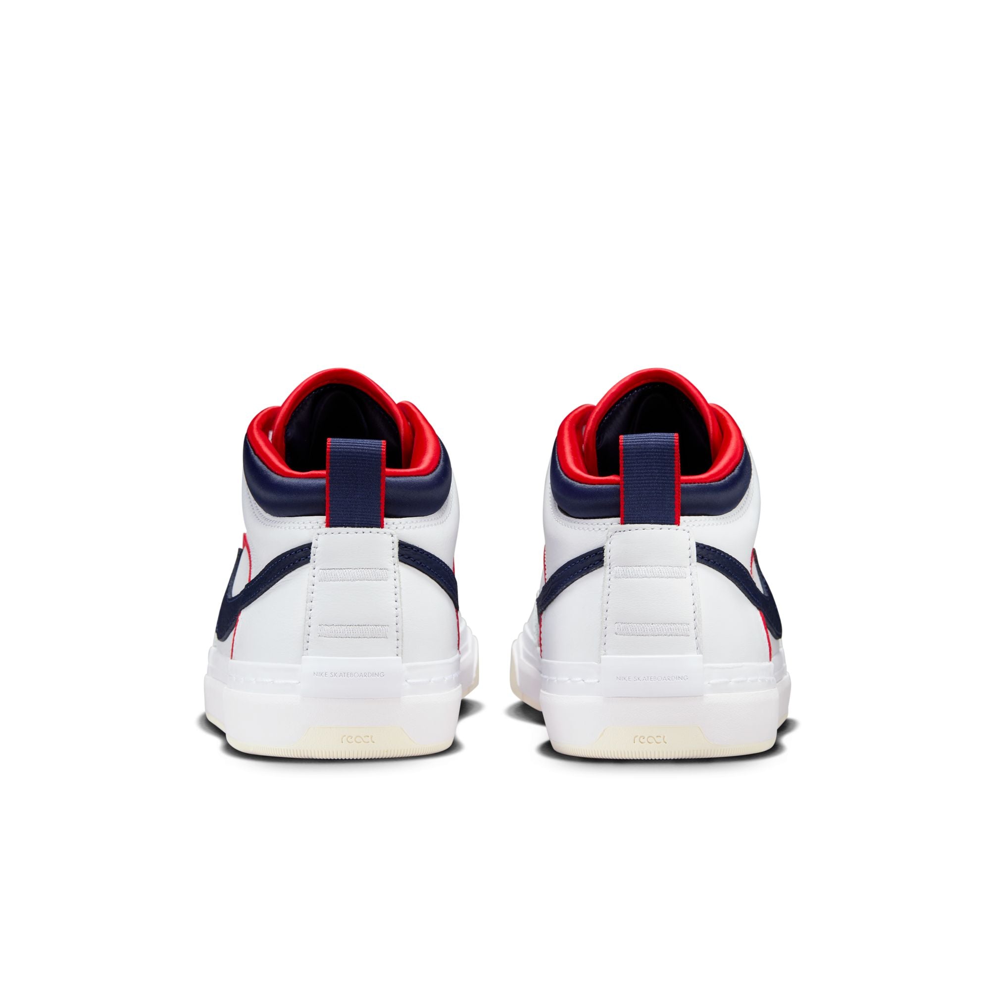 Nike SB React Leo Premium - White/Midnight Navy-University Red-White