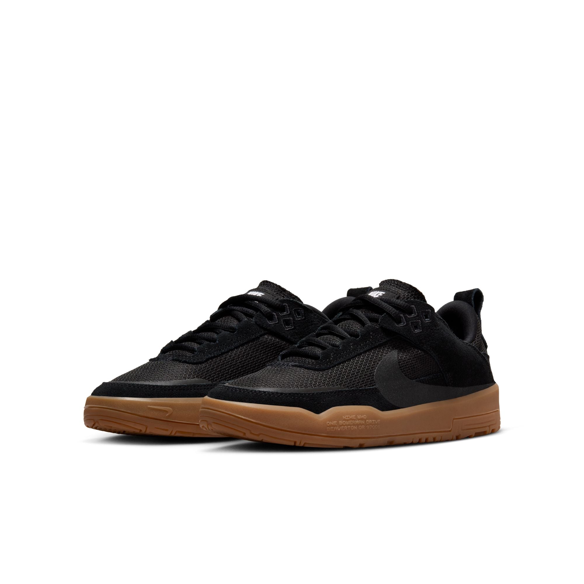 Nike SB Day One Youth Shoe - Black/Gum/Light Brown