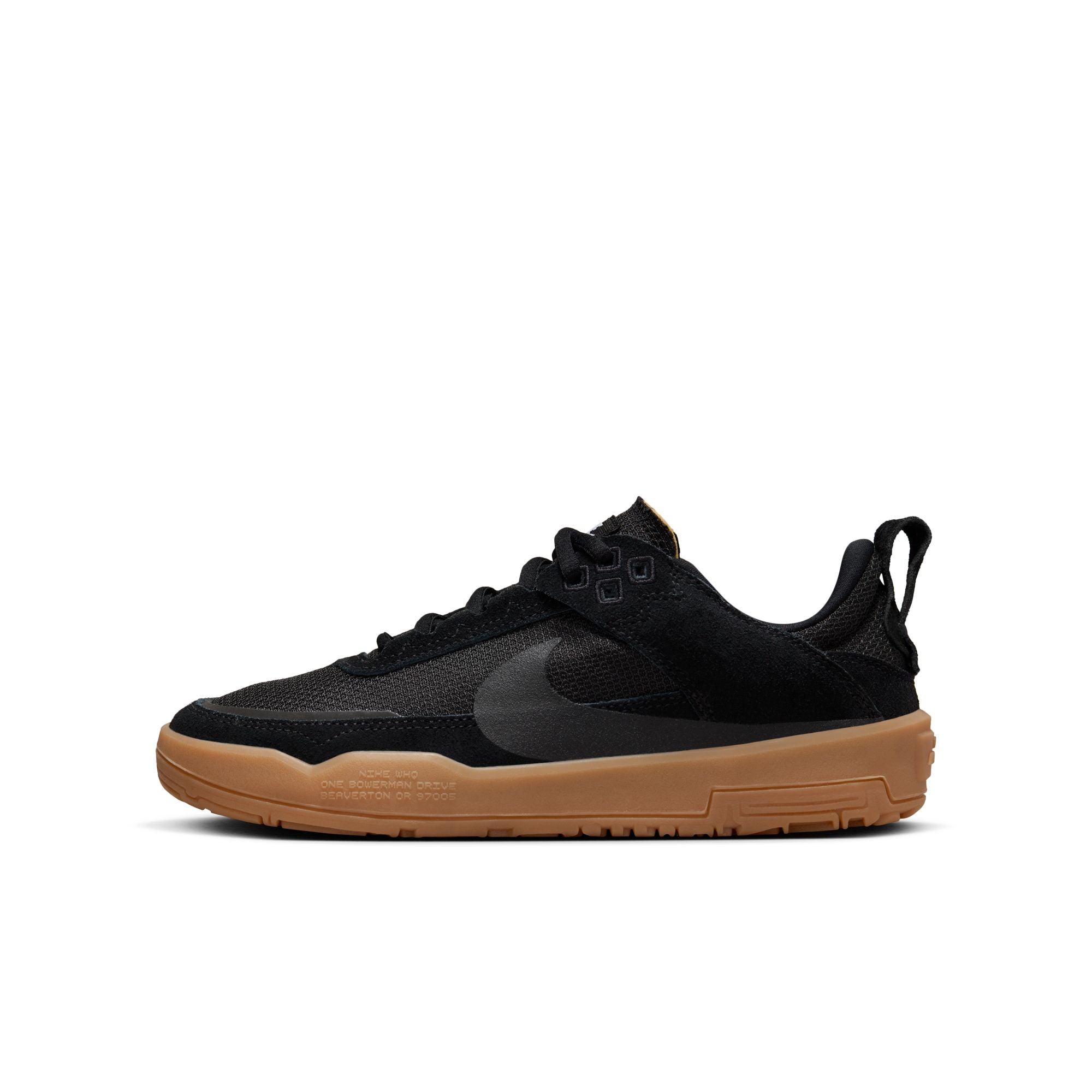 Nike SB Day One Youth Shoe - Black/Gum/Light Brown
