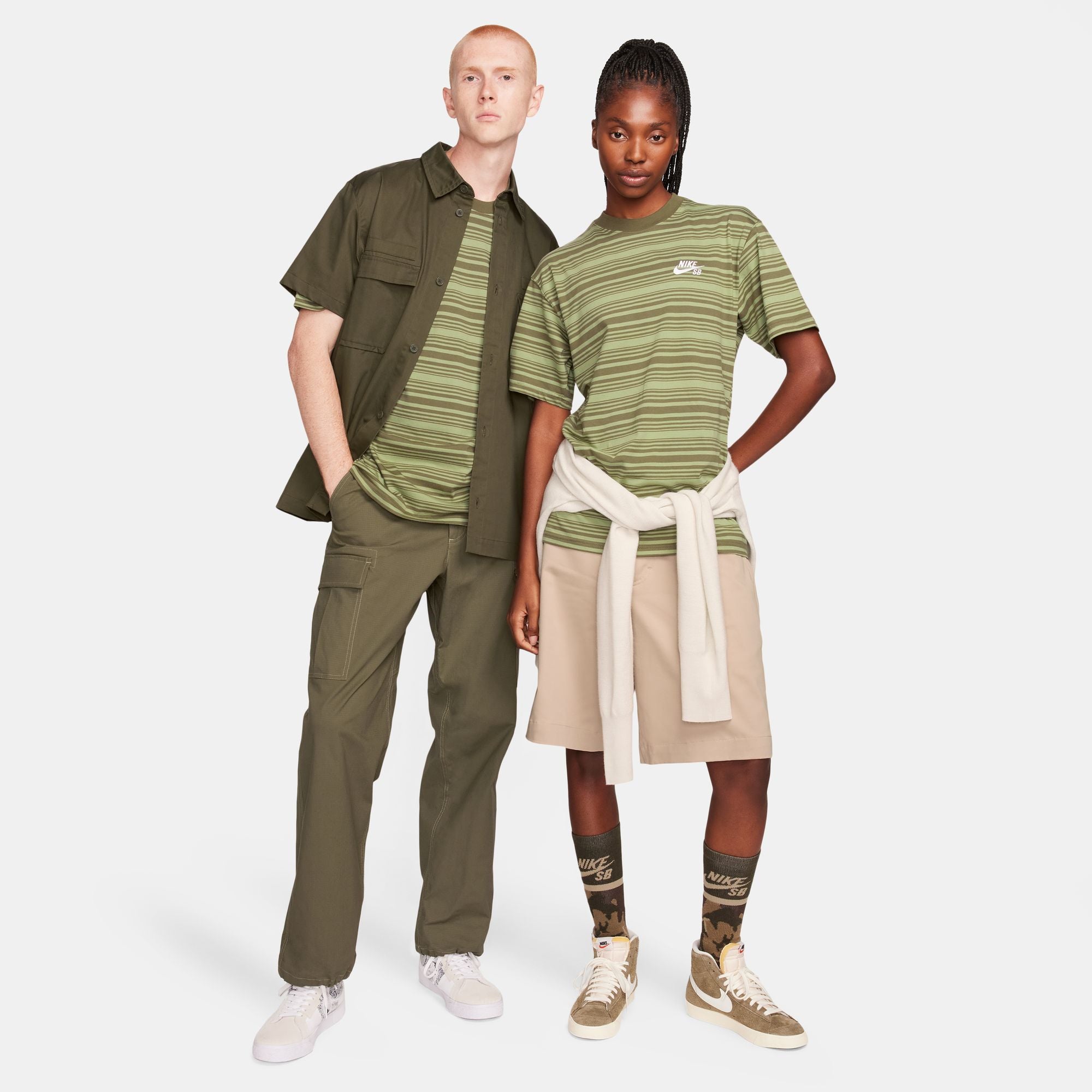 Nike SB Max90 Skate T-Shirt - Oil Green