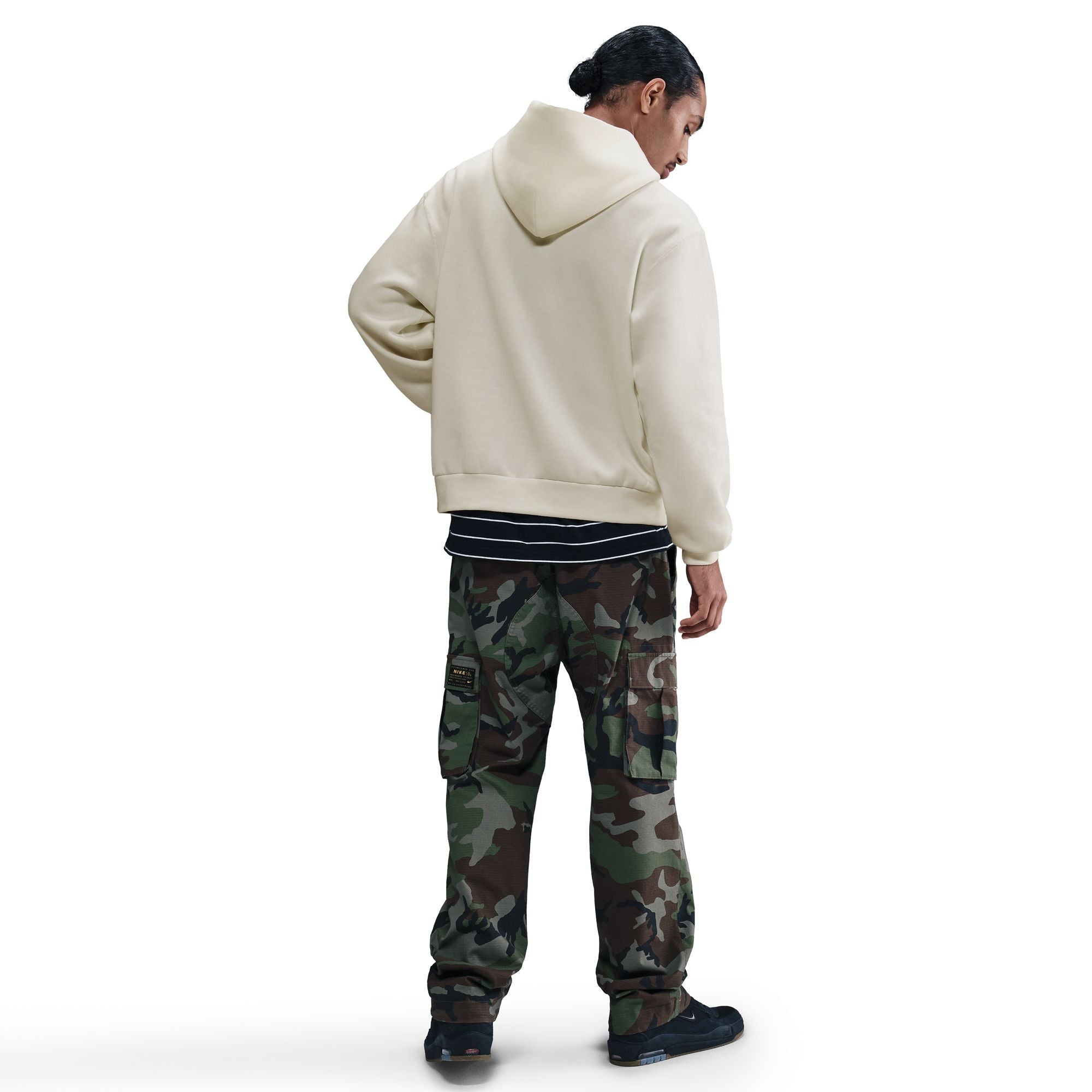 Nike SB Fleece Pullover Skate Hoodie - Sail/Black