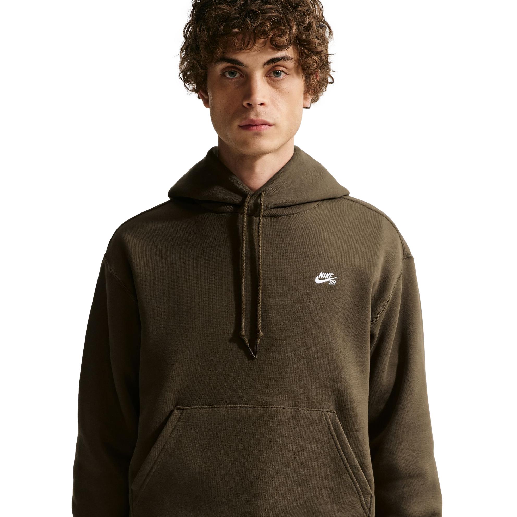 Nike SB Fleece Pullover Skate Hoodie - Dark Hazel