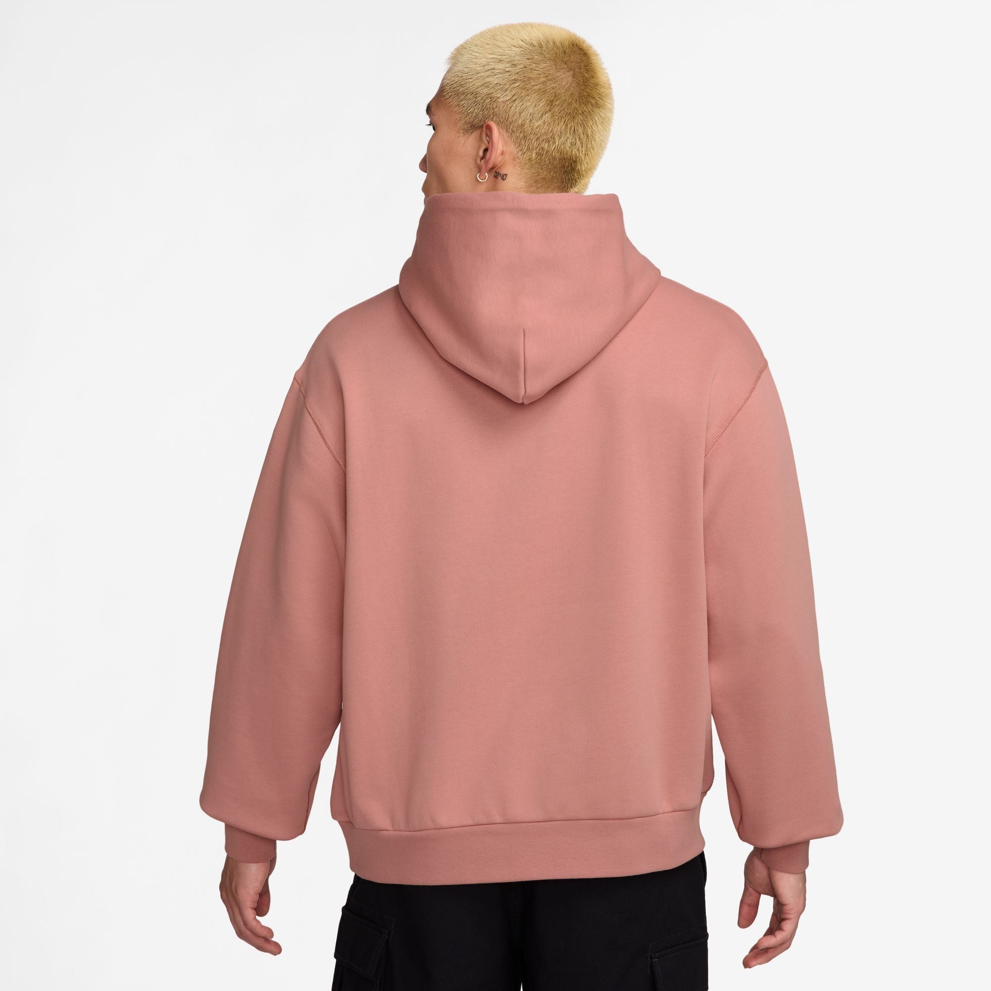 Nike SB Fleece Pullover Skate Hoodie - Red Stardust/White