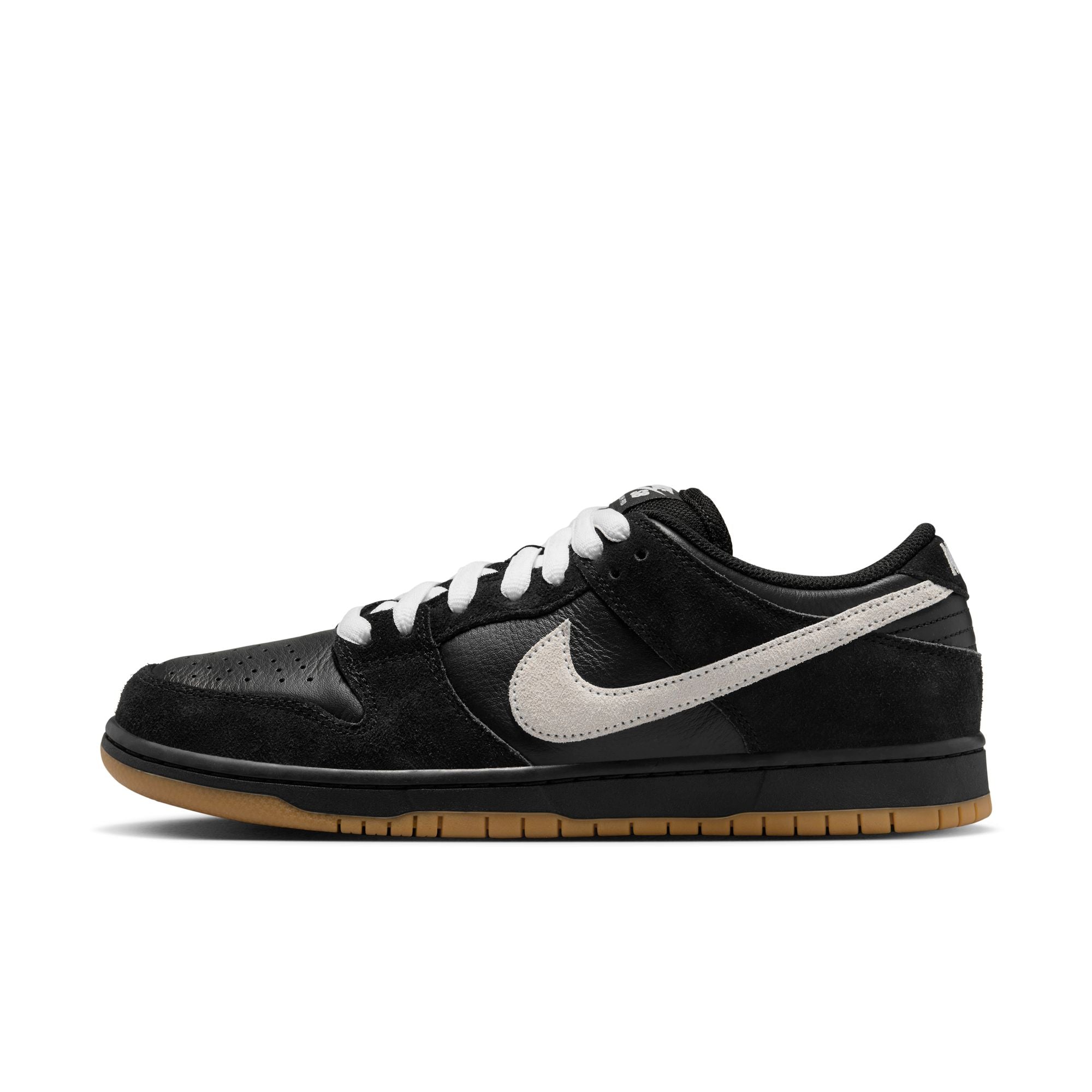 Nike SB Dunk Low Pro - BLACK/WHITE-BLACK-GUM LIGHT BROWN