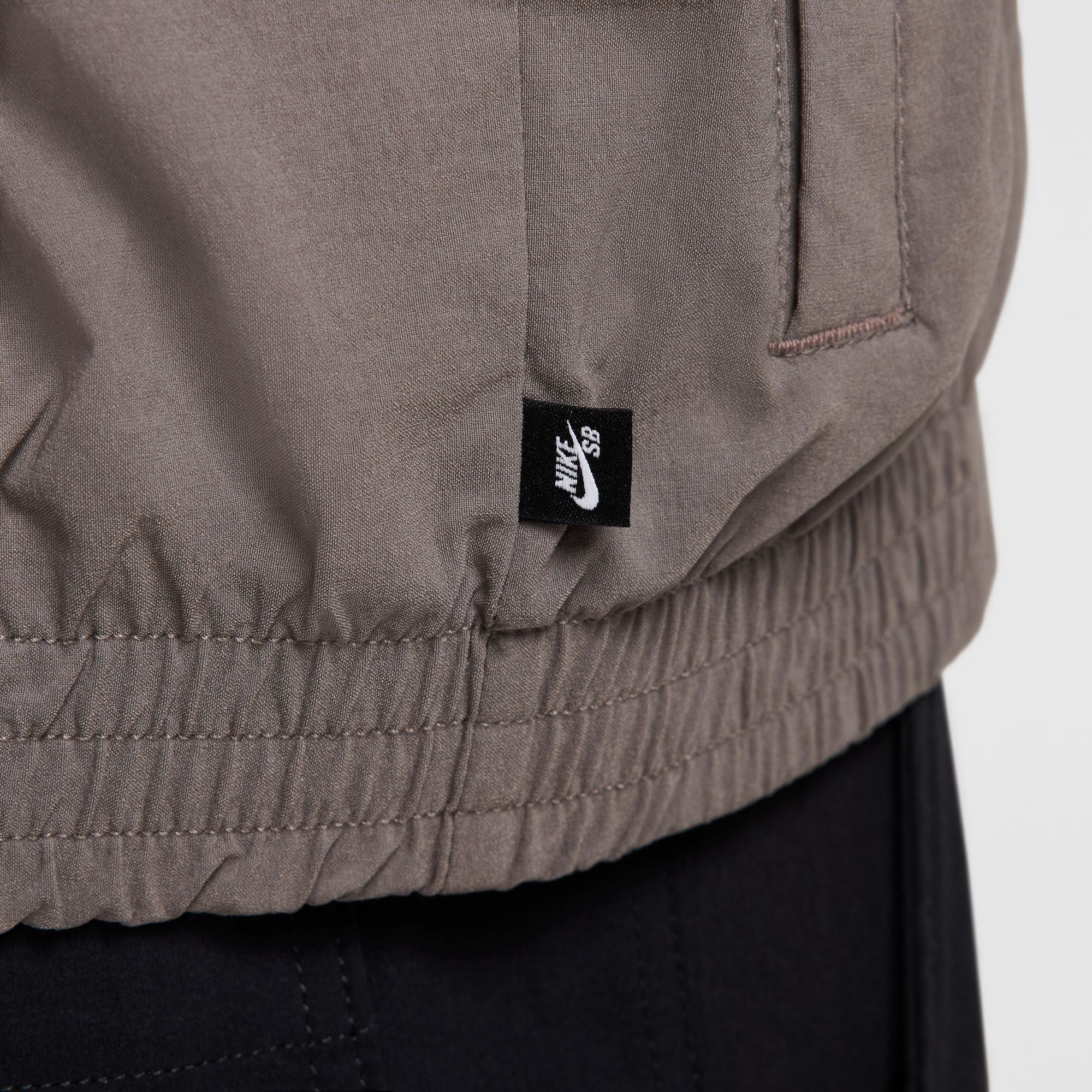 Nike SB Full-Zip Woven Skate Jacket - SEQUOIA/CAVE STONE/WHITE