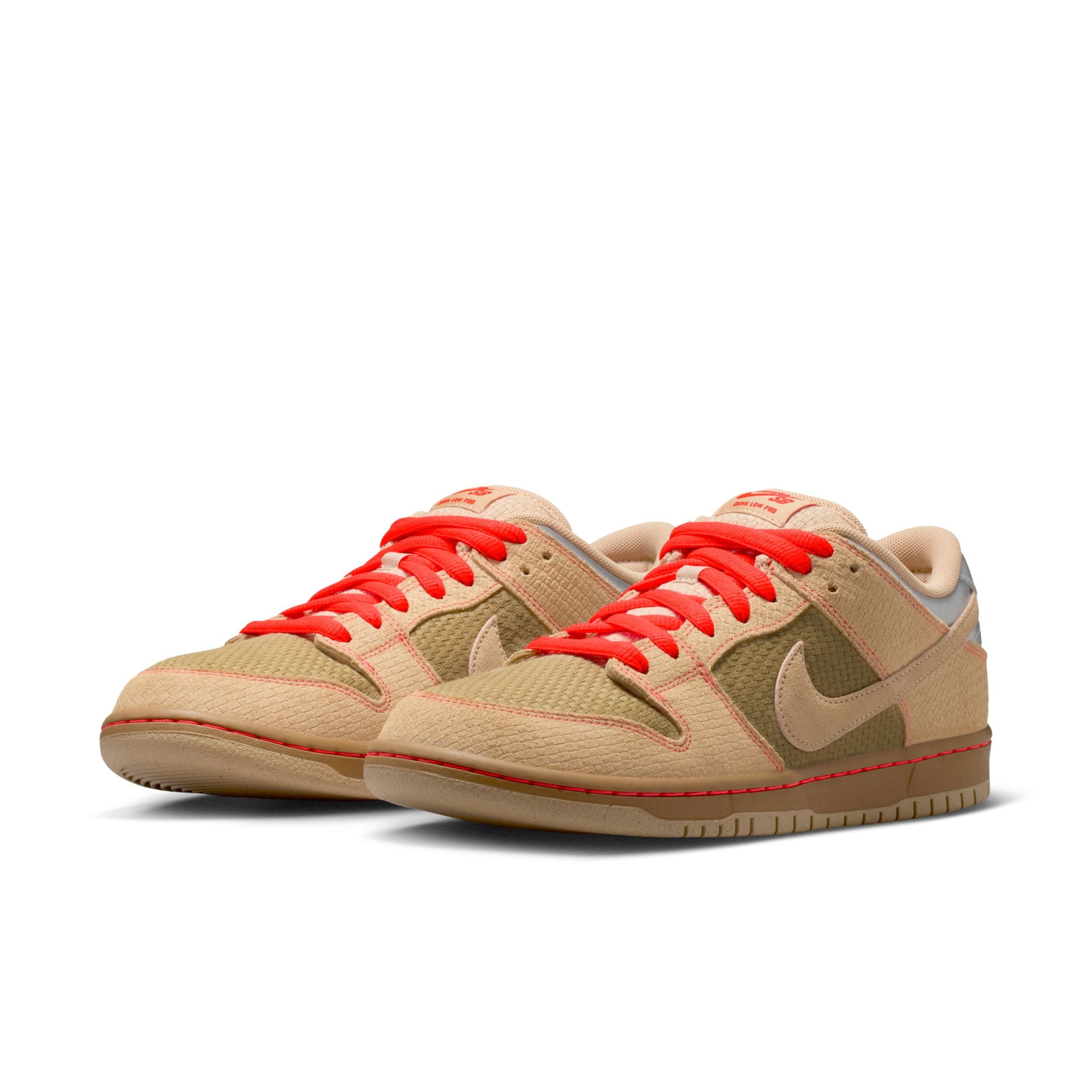 NIKE SB DUNK LOW PRO - CANVAS/VACHETTA TAN-PARACHUTE BEIGE