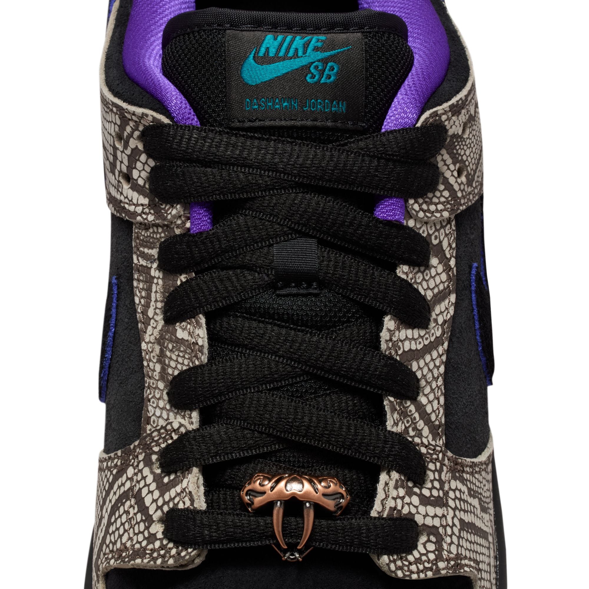 Nike SB Dunk Low x Dashawn Jordan - STRING/BLACK-BRIGHT SPRUCE-FIERCE PURPLE
