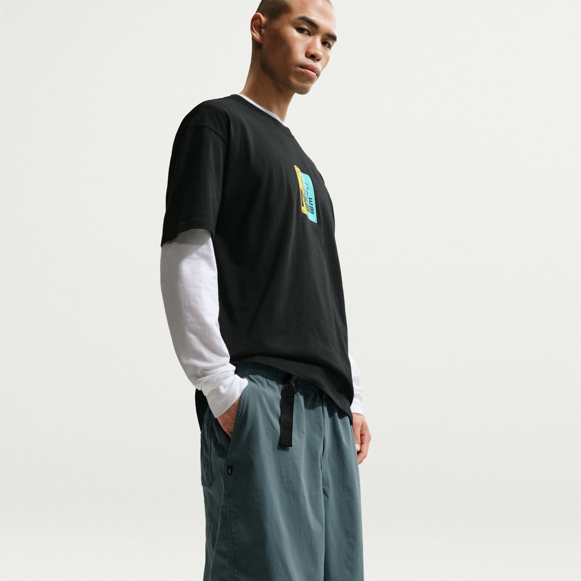 Nike SB Skate Shorts - Mineral Slate/White