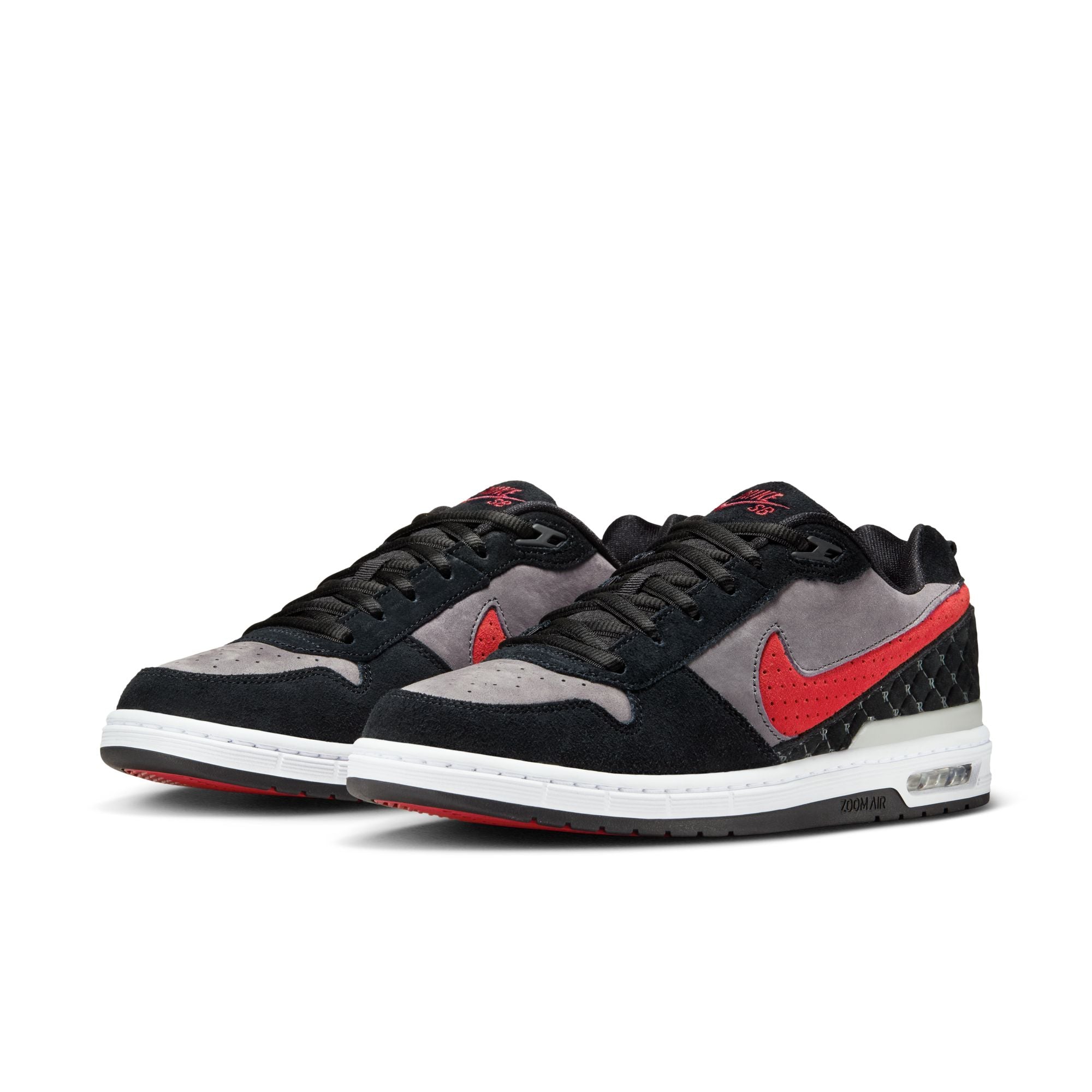Paul Rodriguez Zoom Air Low - BLACK/VARSITY RED-FLINT GREY-BLACK