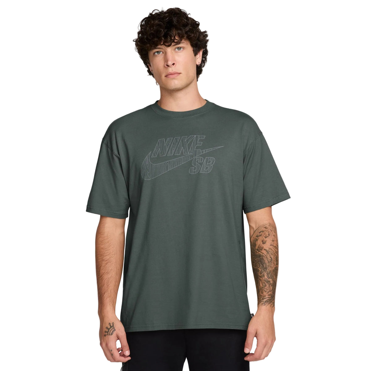Nike SB Logo T-Shirt - Camo Green