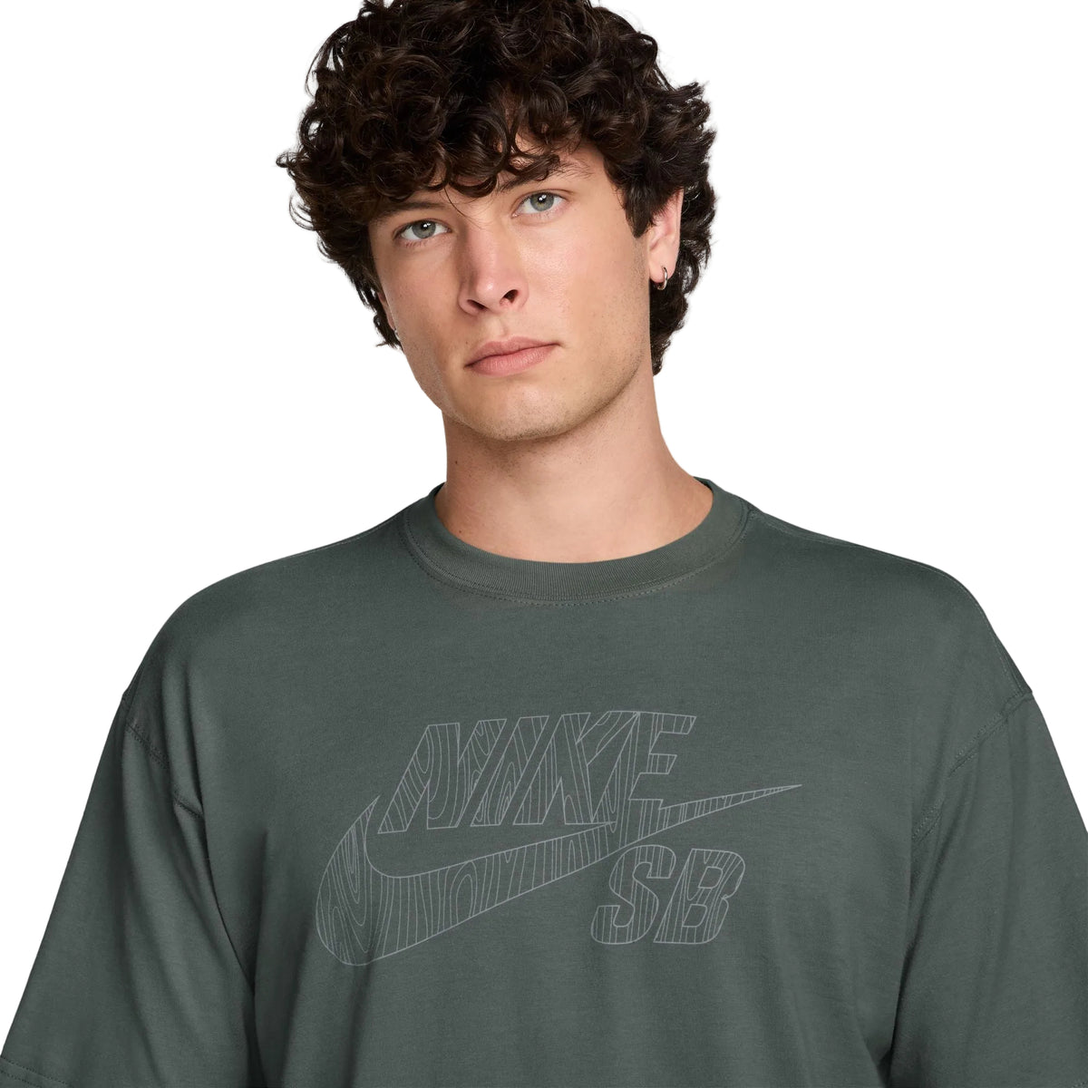 Nike SB Logo T-Shirt - Camo Green