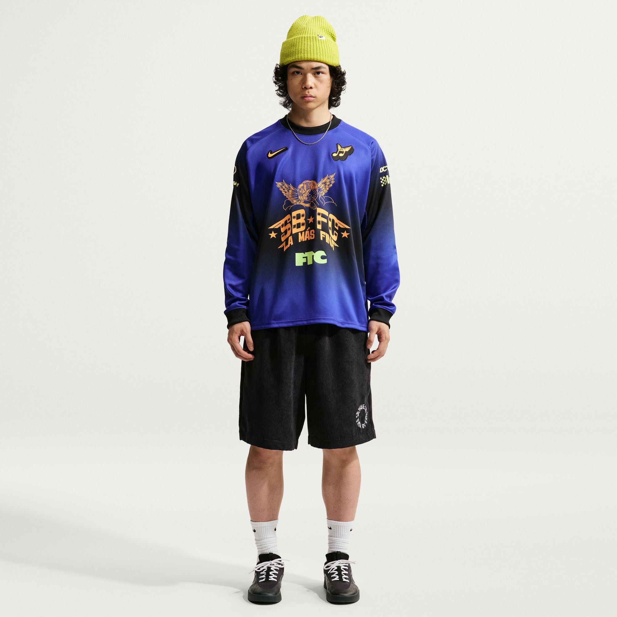 Nike SB Long-Sleeve Skate Top - Dark Concord