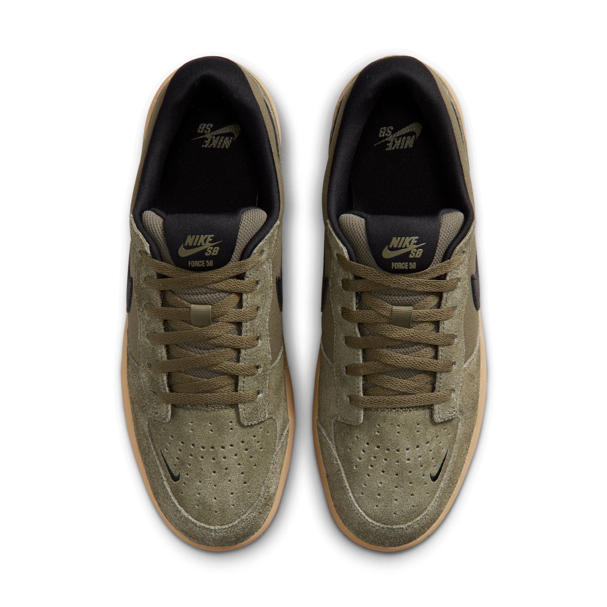 NIKE SB FORCE 58 - MEDIUM OLIVE/BLACK-MEDIUM OLIVE