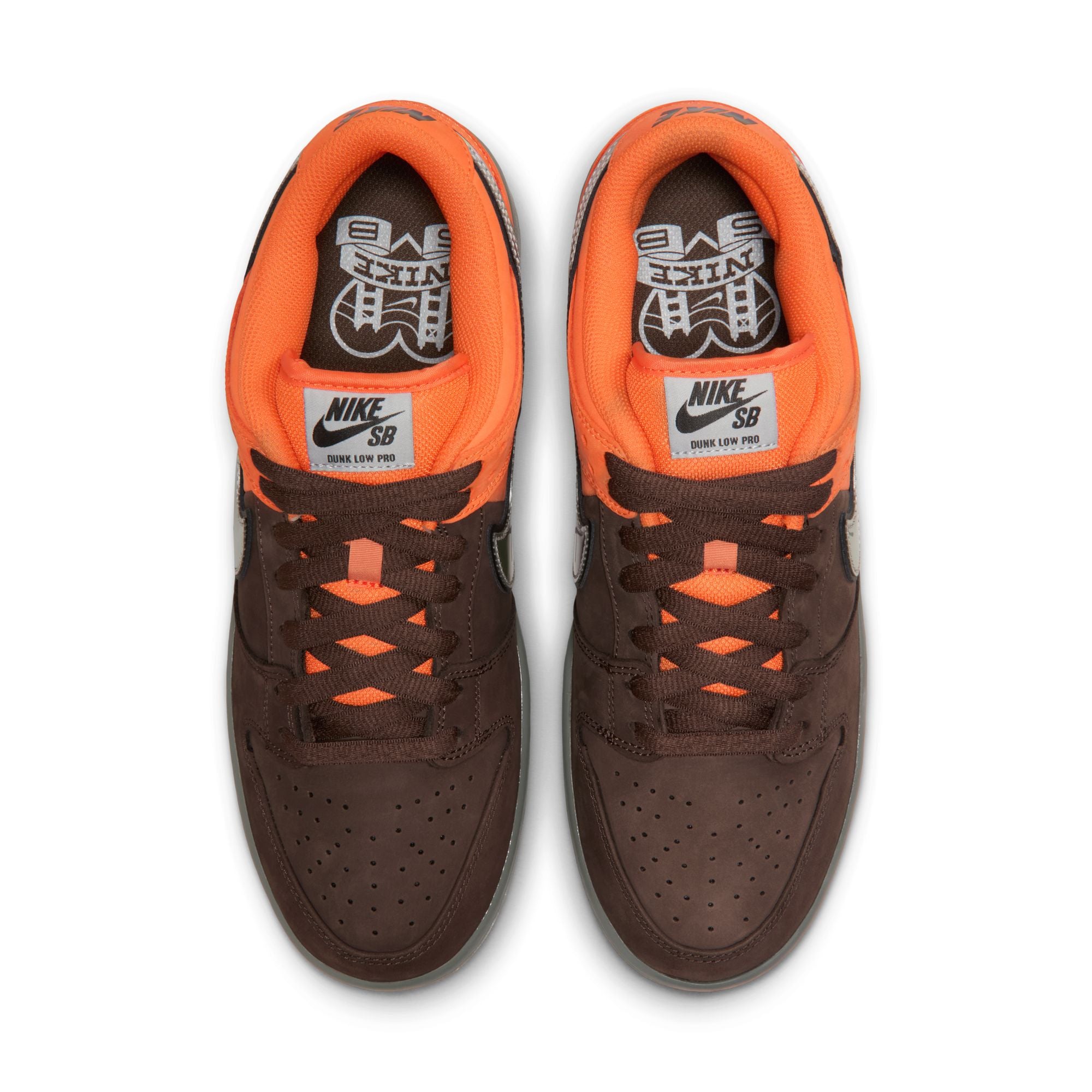NIKE SB DUNK LOW PRO - SAFETY ORANGE/WOLF GREY-BAROQUE BROWN