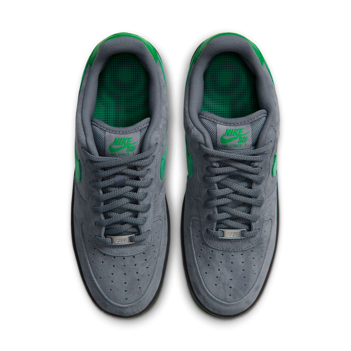 Nike SB Air Force 1 SE - Cool Grey/Court Green-Black-Court Green