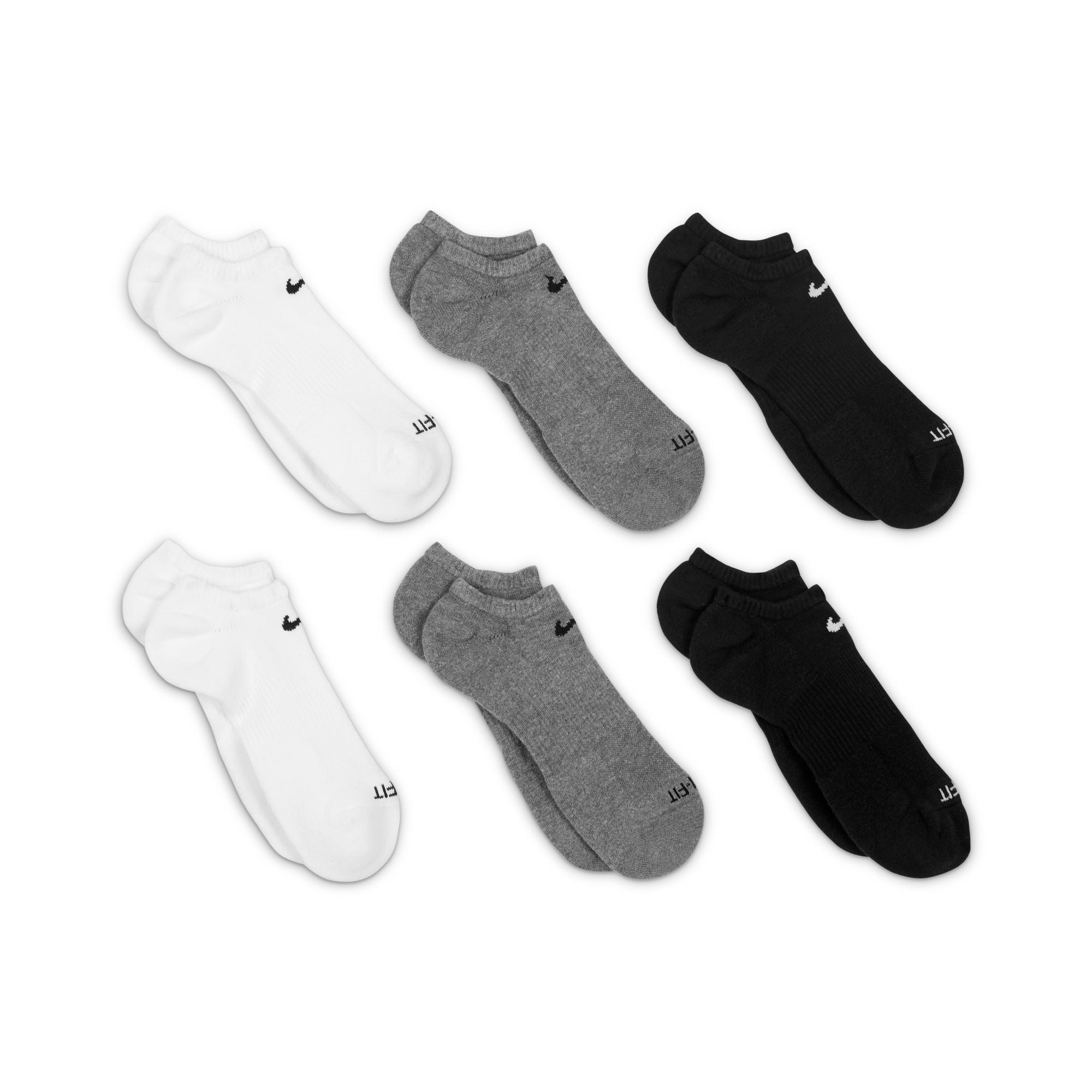 Nike Everyday Plus No Show Sock (6 Pack) - Multi