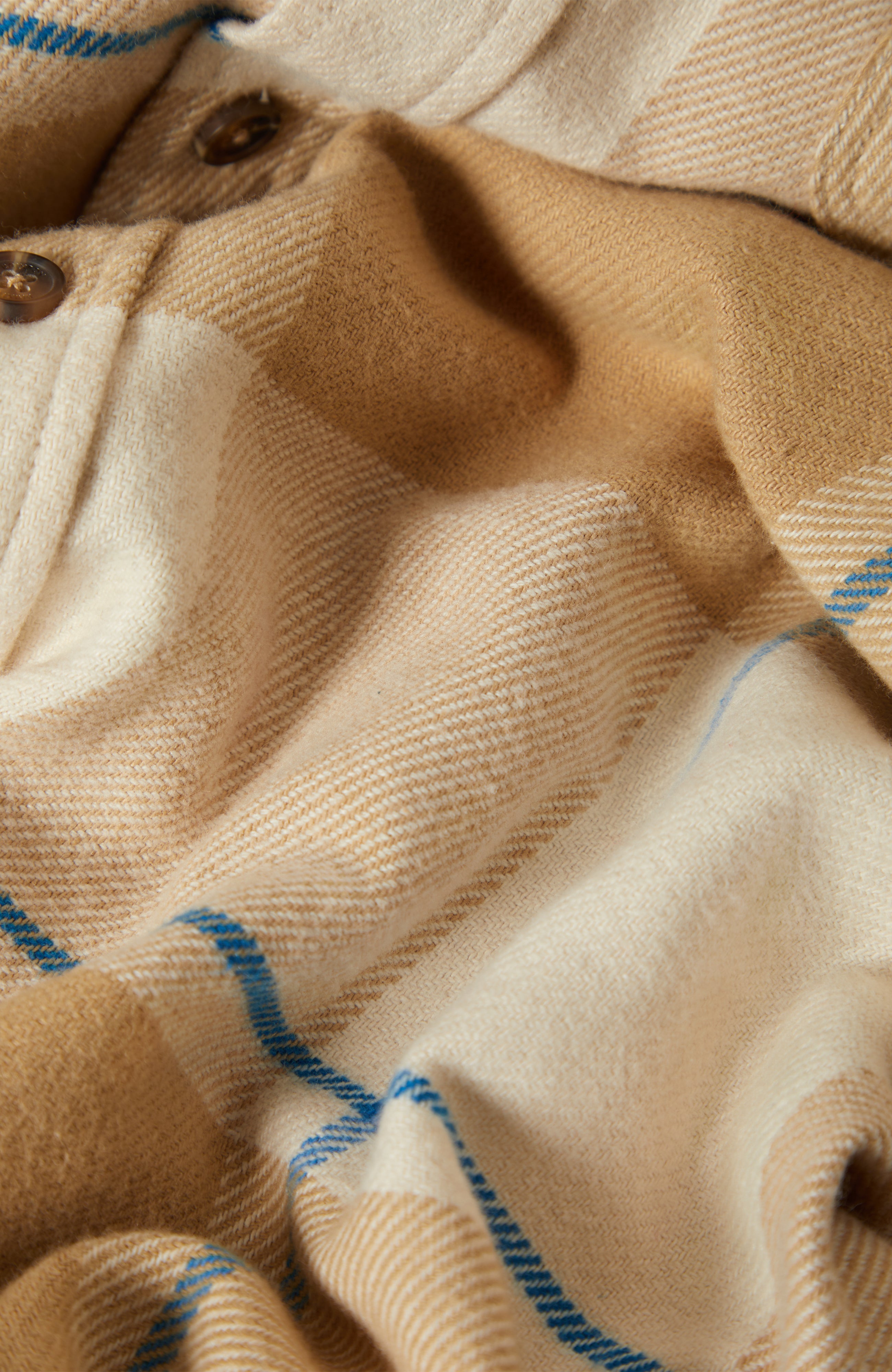 Brixton Bowery Flannel - Whitecap/Sand/Cyber Blue