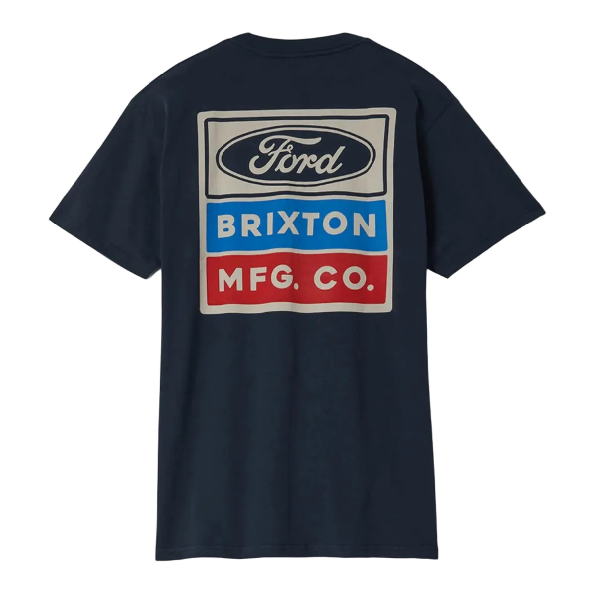 Brixton x Ford Service Dept Pocket Tee - American Navy