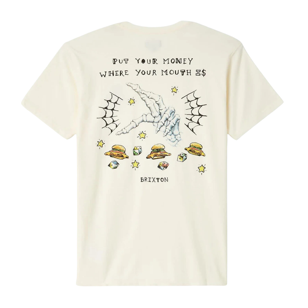 Brixton Burger She Wrote S/S STND - Natural
